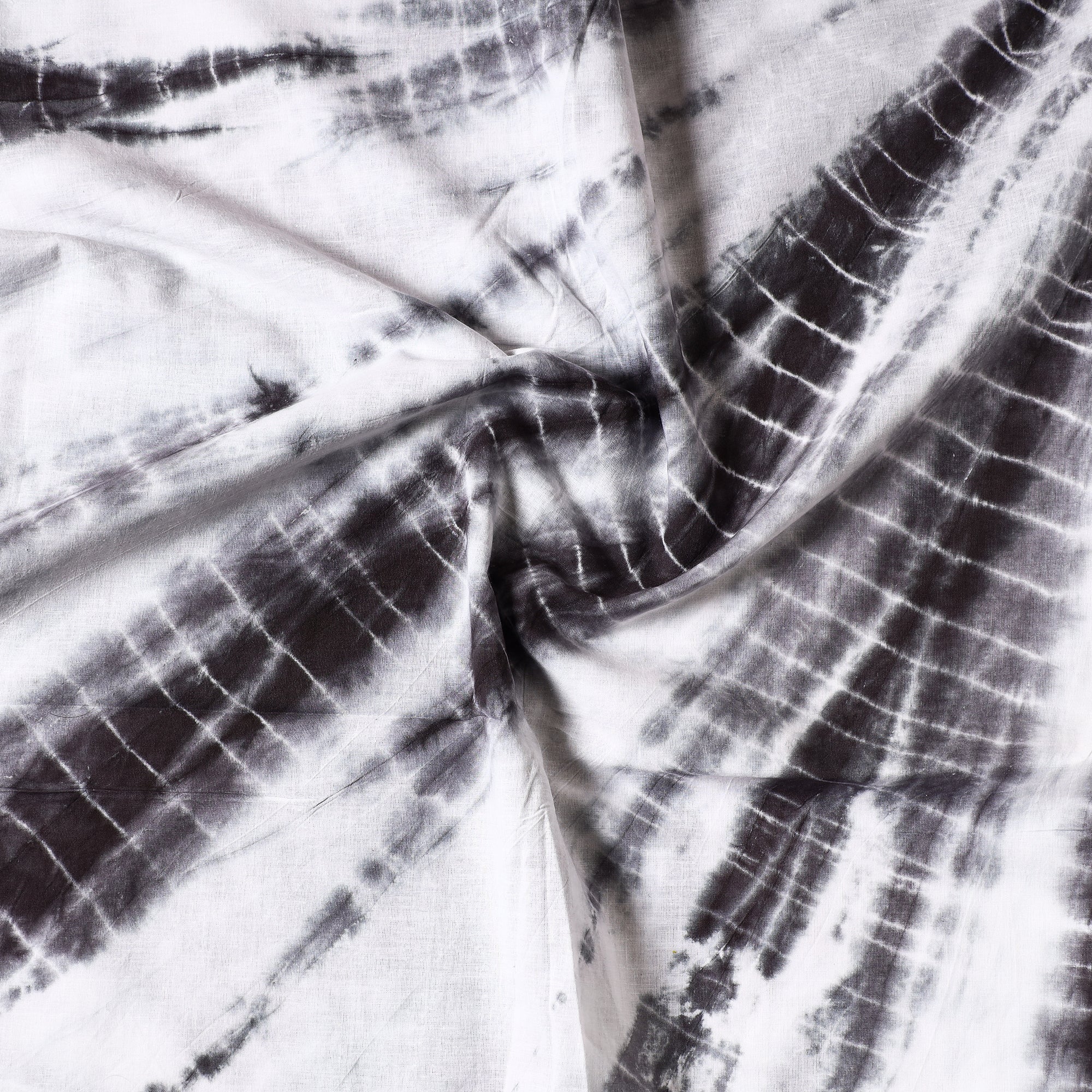 HAVELI CHRONICLES Black - Shibori Tie-Dye Cotton Precut Fabric (1 Meter) - view 2