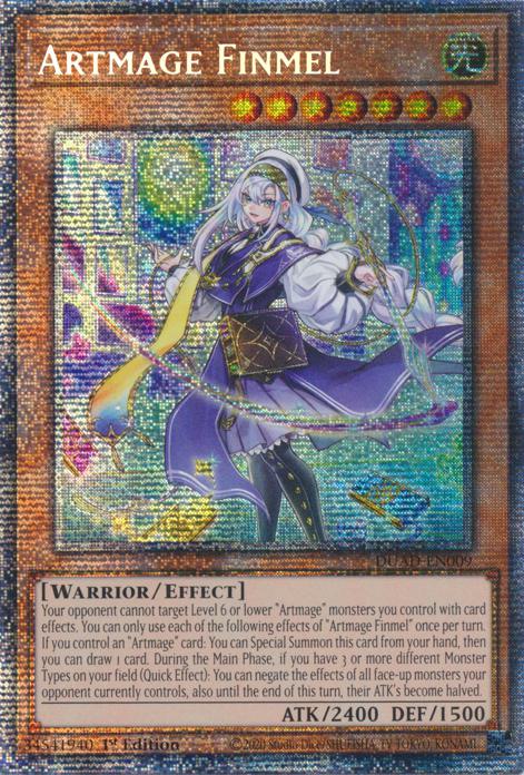 Yu-Gi-Oh! Artmage Finmel - DUAD-EN009 - Starlight Rare - 1st Edition