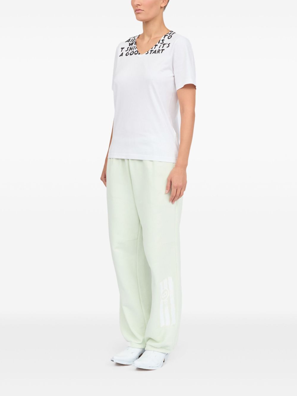 MM6 Maison Margiela Printed cotton t-shirt – Cotton 100% - view 5