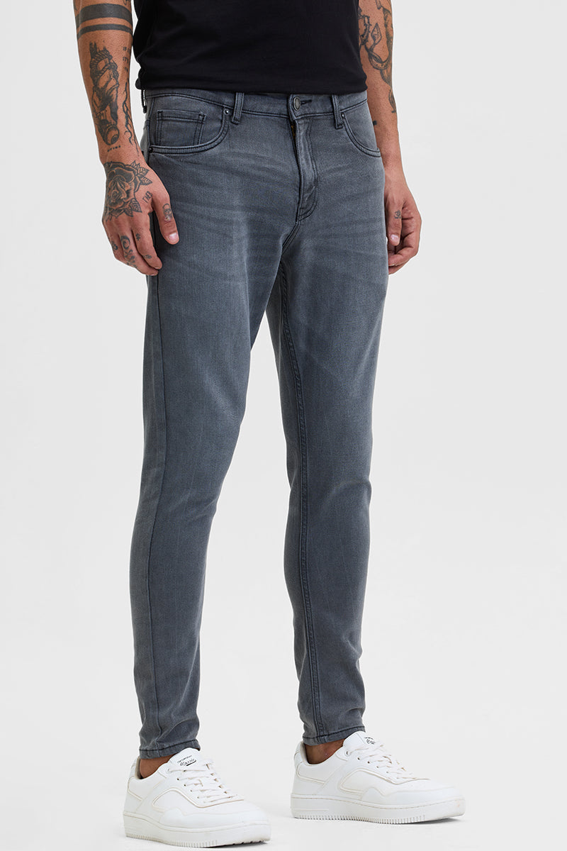 SNITCH Grey Skinny Fit Jeans - view 5