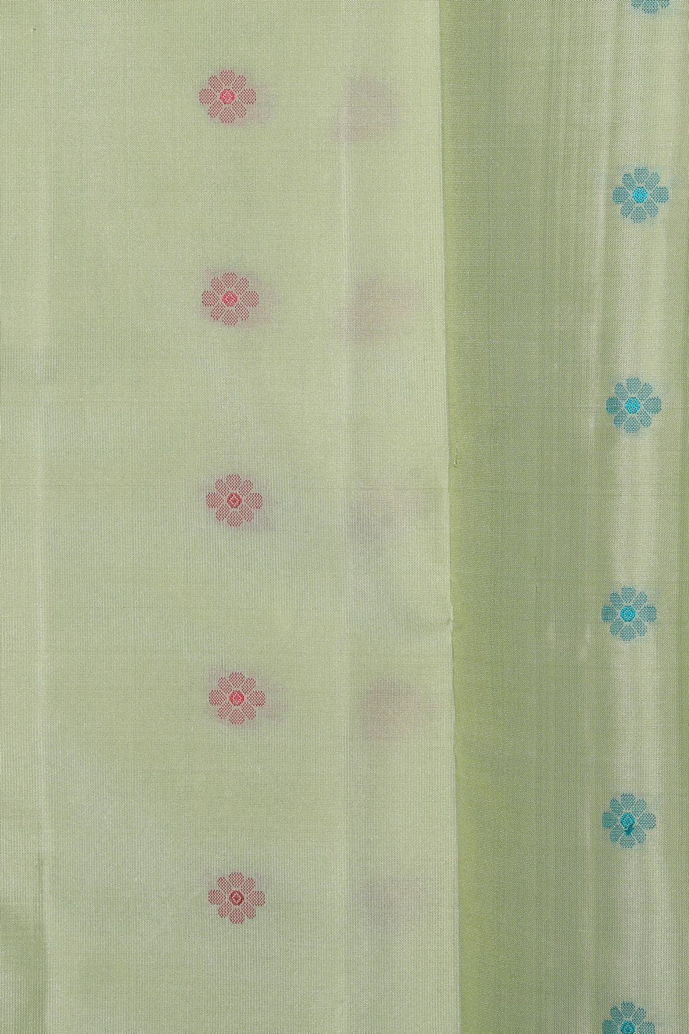 Kalanjali Kanchi Silk Mint Green Saree – Women's - view 2