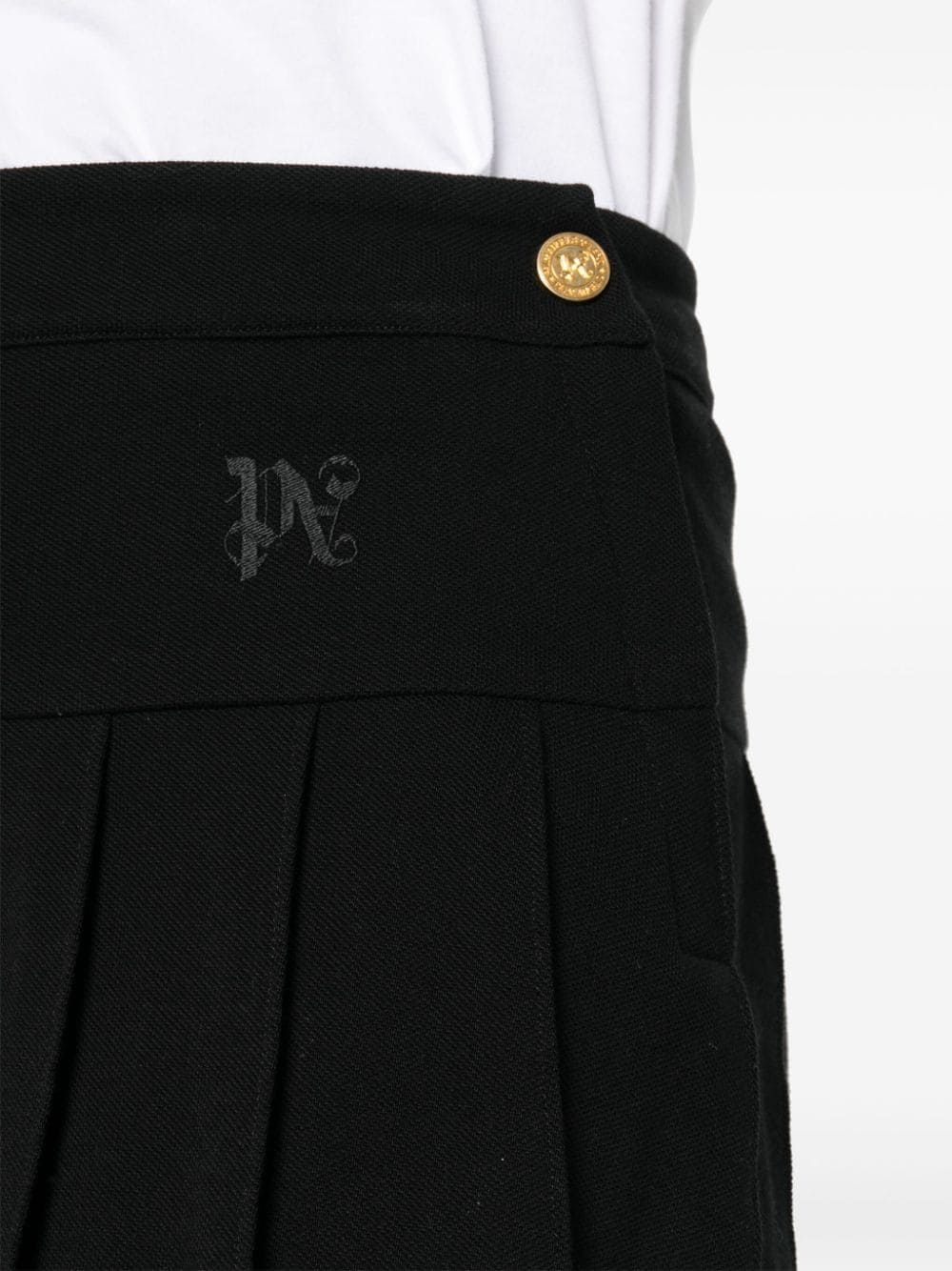 Palm Angels Monogram pleated skirt - view 5
