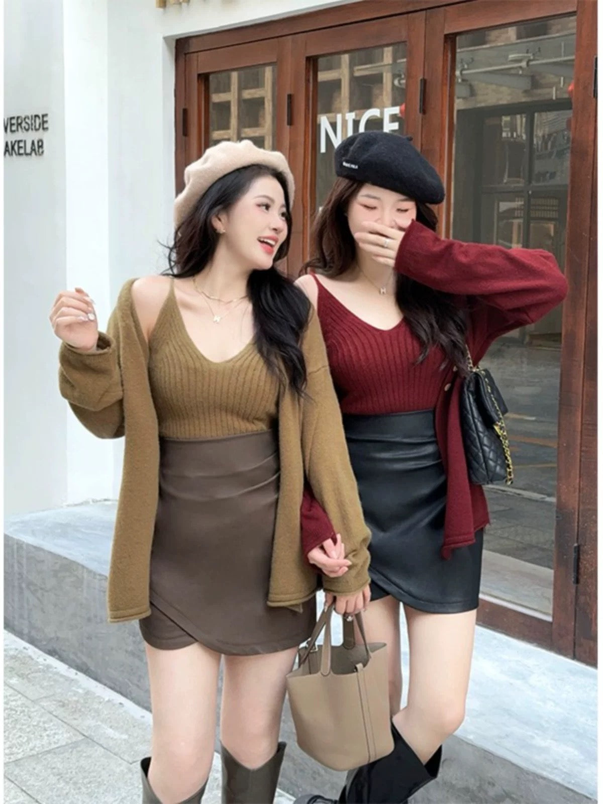 Alamode By Akanksha Elena Statement Woolen Tops with Cape Style Sweater