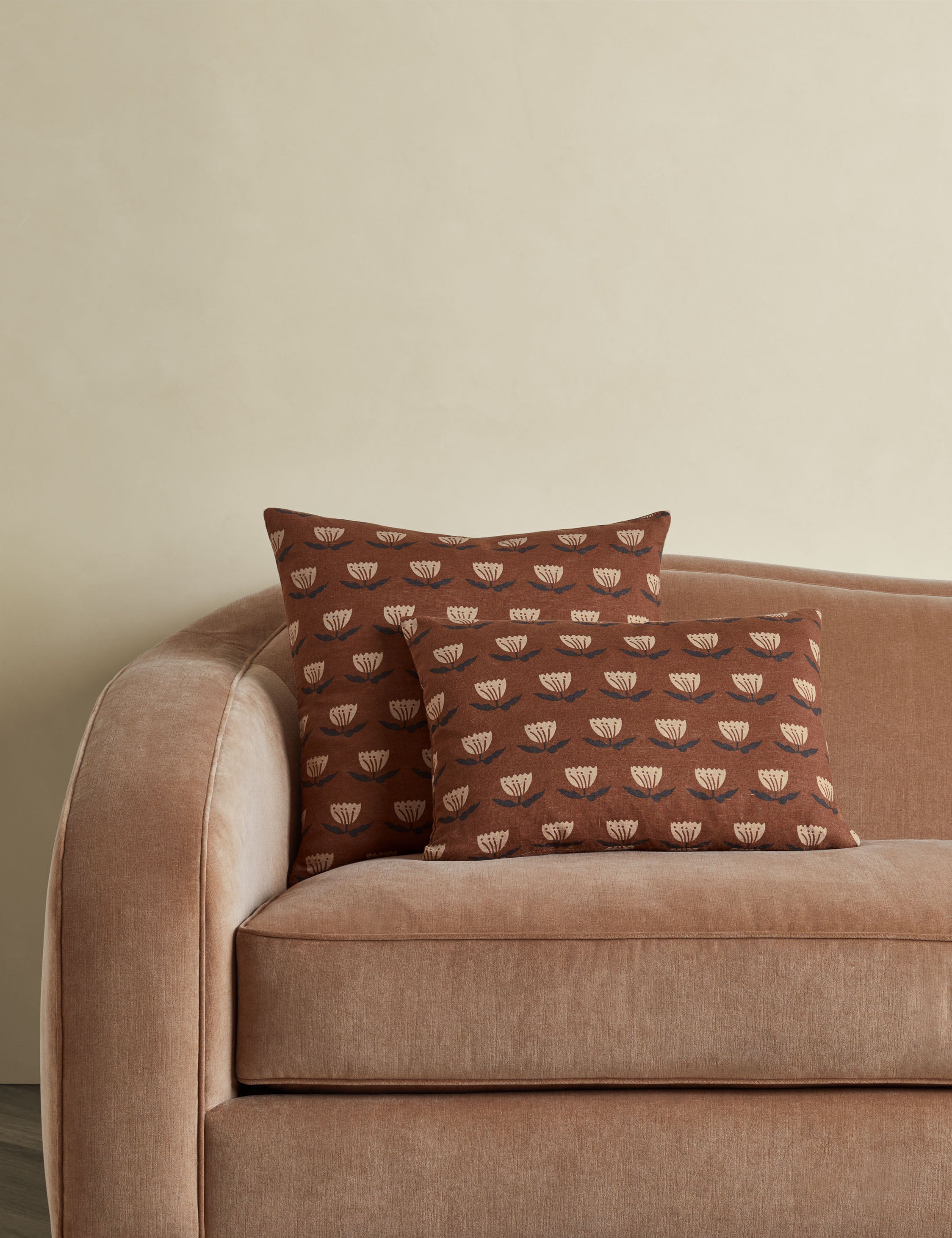 Lulu and Georgia Janna Linen Pillow by Sarah Sherman Samuel