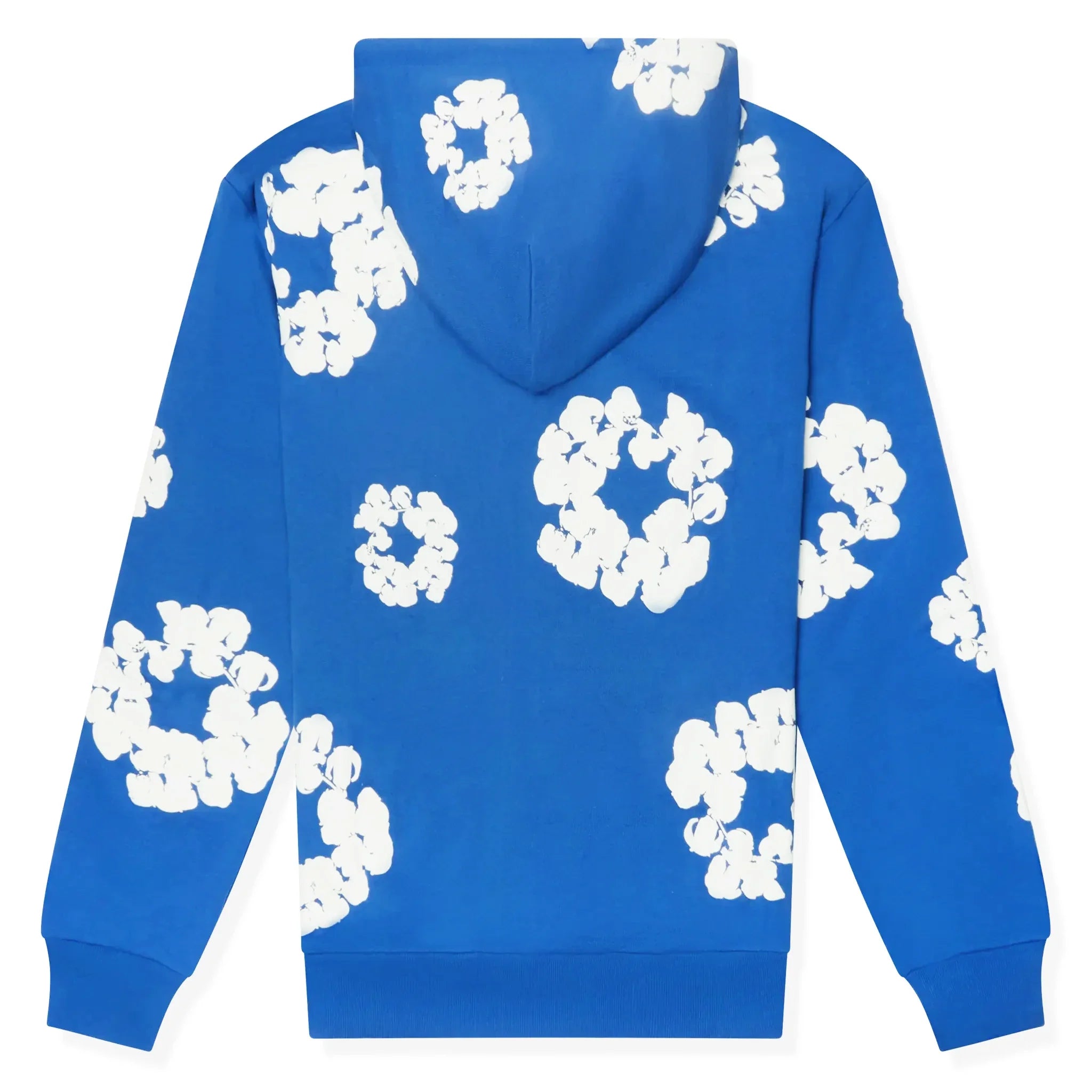 Denim Tears The Cotton Wreath Zip-Up Blue Hoodie - view 2