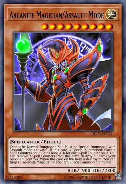 Yu-Gi-Oh! Arcanite Magician/Assault Mode - CRMS-EN021 - Ultimate Rare - Unlimited