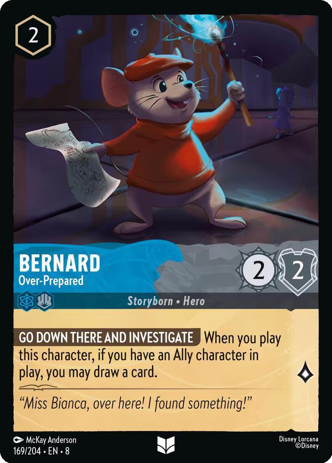 Lorcana Bernard - Over Prepared - 169/204 [Reign of Jafar] [Non-Foil]