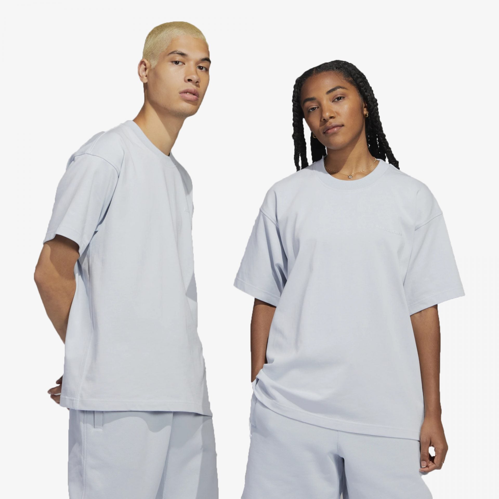 Adidas Originals | PHARRELL WILLIAMS BASICS TEE { HALO BLUE