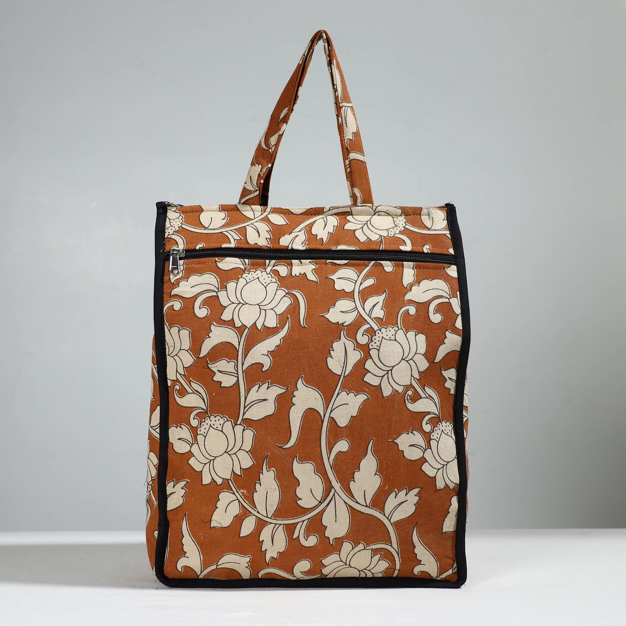 NOORI BAZAR Brown - Handcrafted Cotton Shopping Bag 19