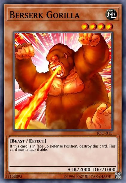 Yu-Gi-Oh! Berserk Gorilla - BP03-EN008 - Rare - 1st Edition