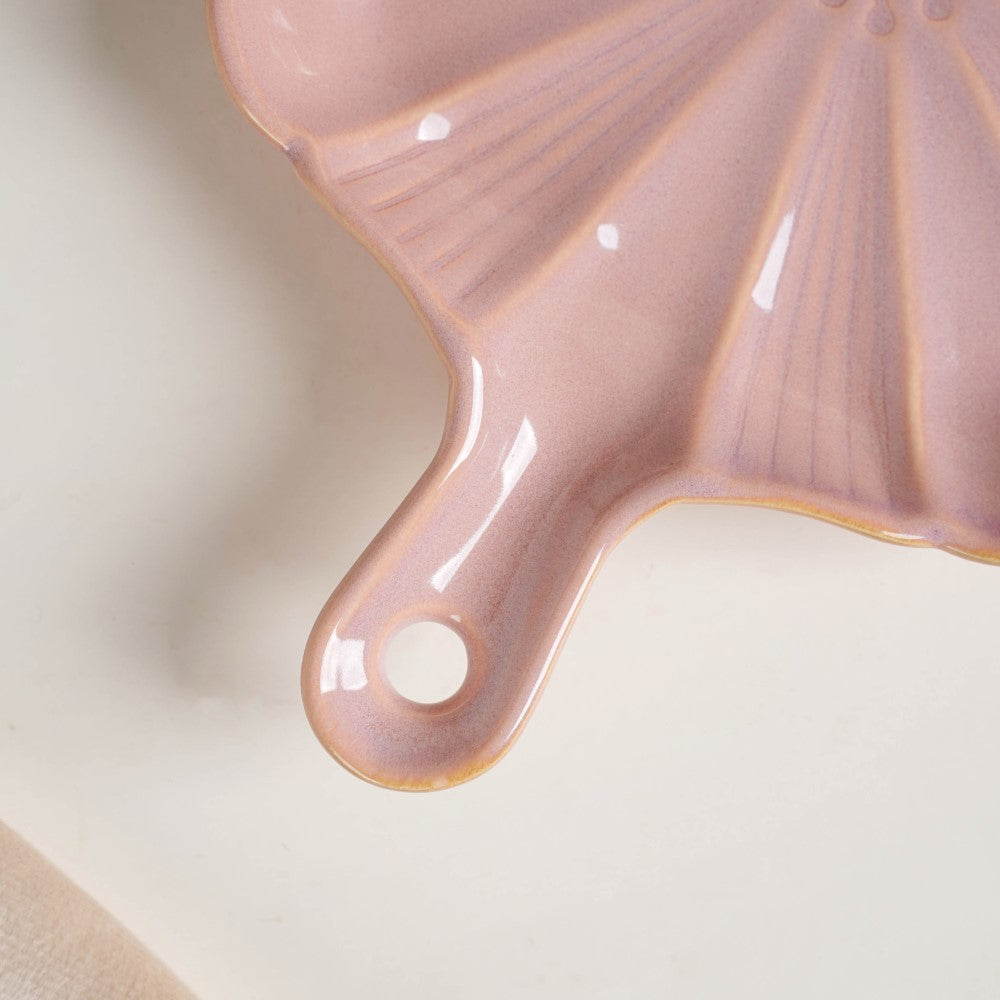 Nestasia Ocean Square Plate with Handle Pink - view 7