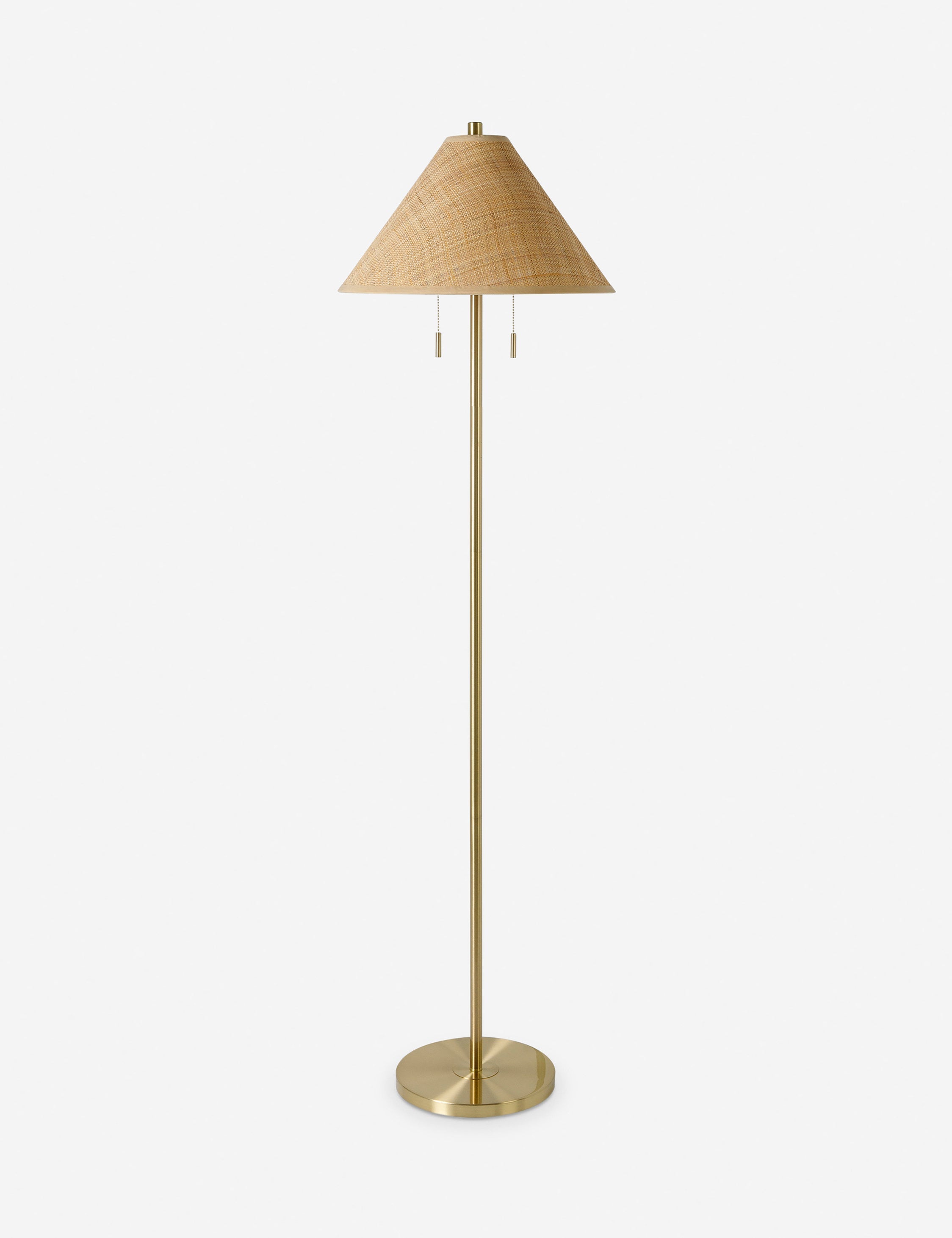 Lulu and Georgia Holly Floor Lamp – Brass