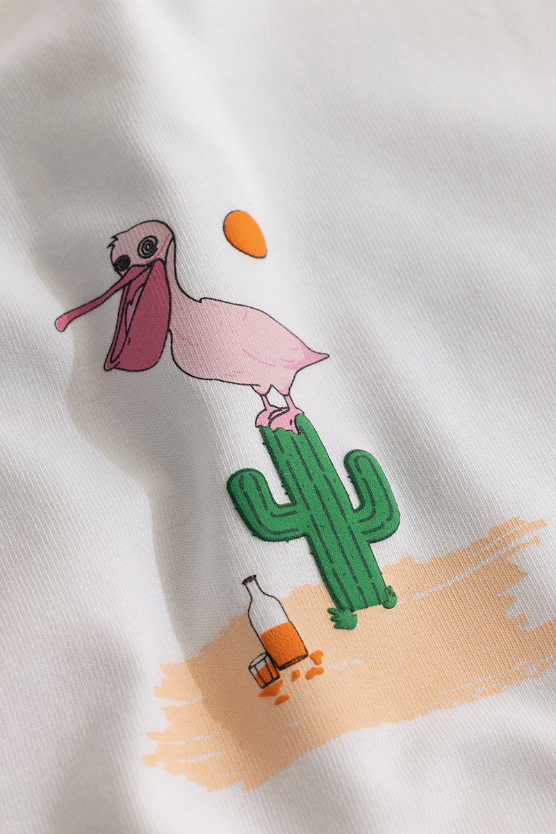 SNITCH Nights In Pacos White Oversized T-Shirt - view 8