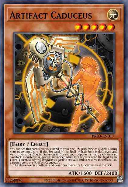 Yu-Gi-Oh! Artifact Caduceus - PRIO-EN017 - Rare - Unlimited