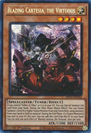 Cartesia the virtuous – Yu-Gi-Oh! Blazing Cartesia, the Virtuous - MP23-EN162 - Prismatic Secret Rare - 1st Edition