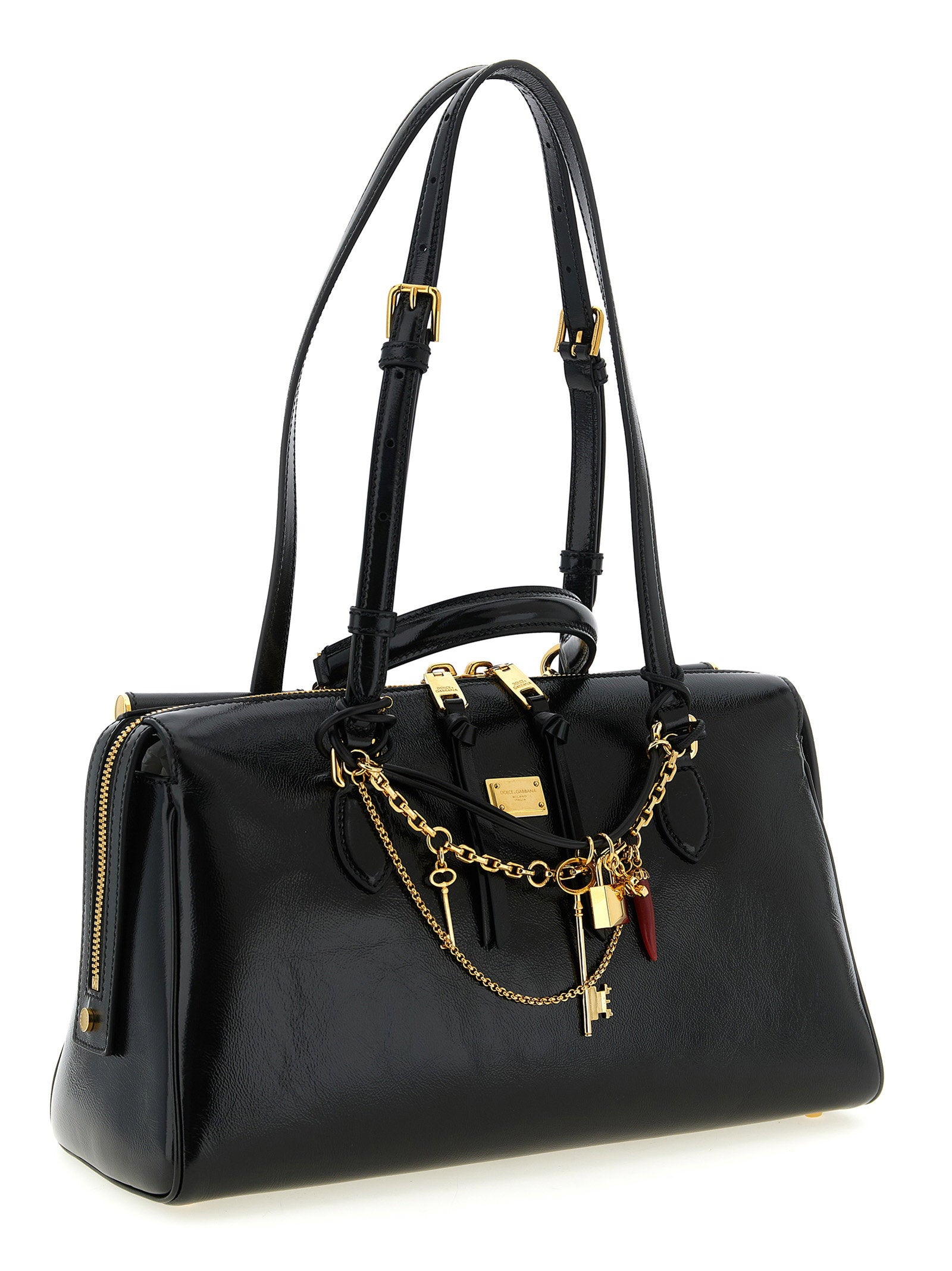 Dolce & Gabbana Vittoria Medium Handbag – 95% calf leather 5% pvc - view 3