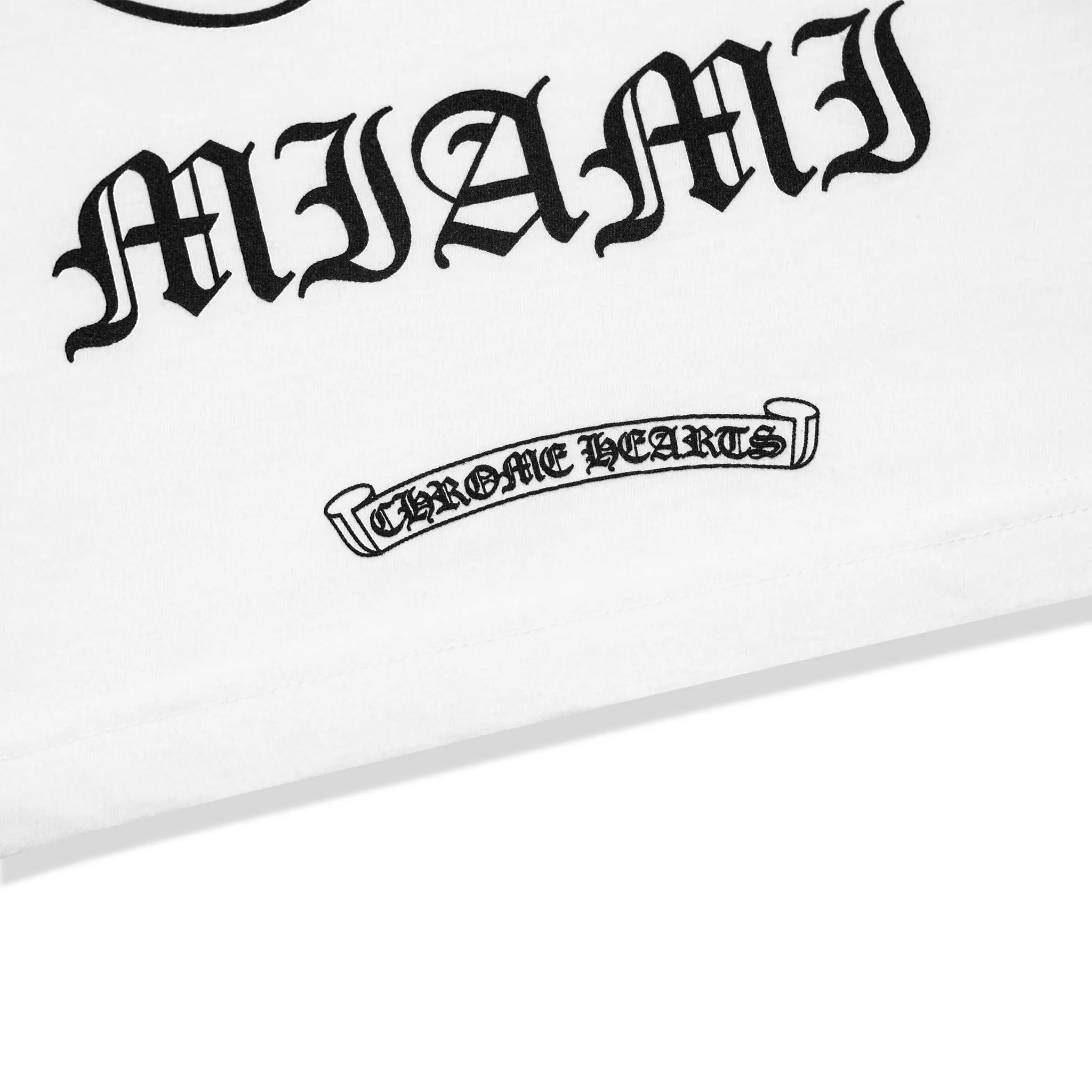 Chrome Hearts Horse Shoe Pocket Miami Exclusive White T-Shirt - view 5