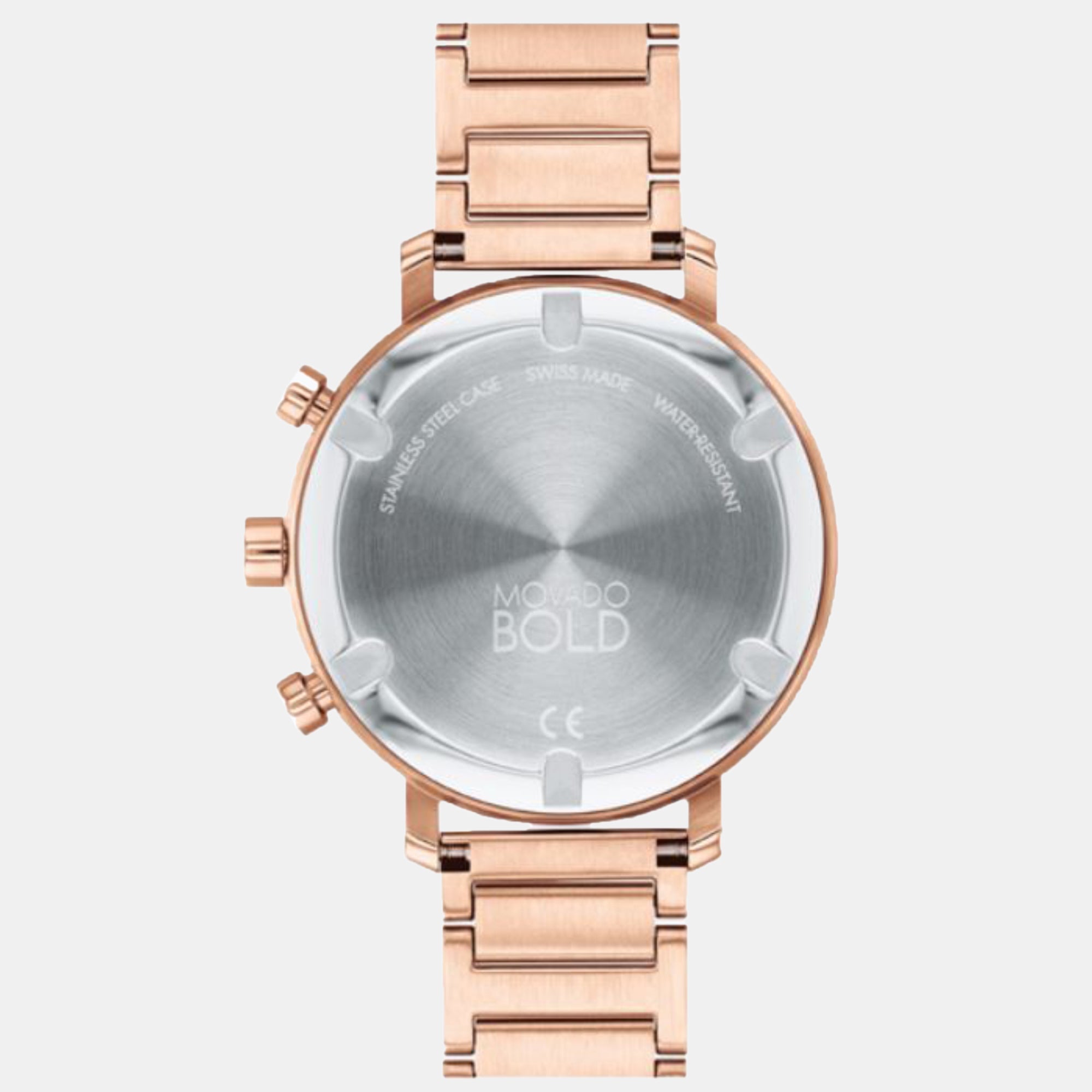 Movado Bold Women Quartz Rose Gold Dial Chronograph Stainless Steel Watch 3600886 - view 3
