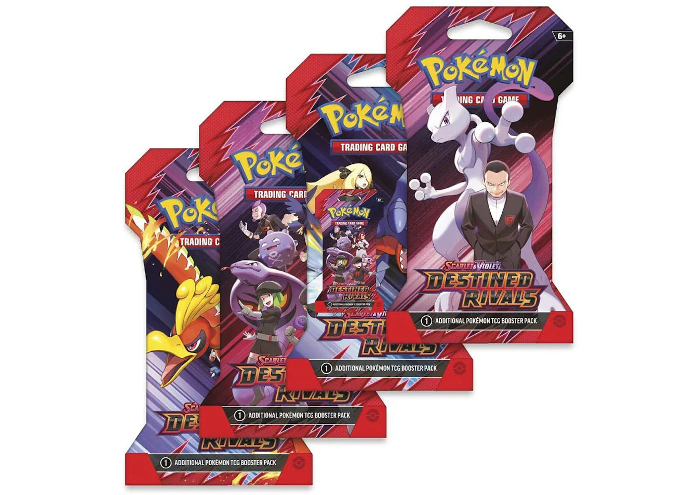Scarlet violet destined – 2025 Pokémon Scarlet & Violet Destined Rivals Booster Pack 4x Lot (Artwork May Vary)