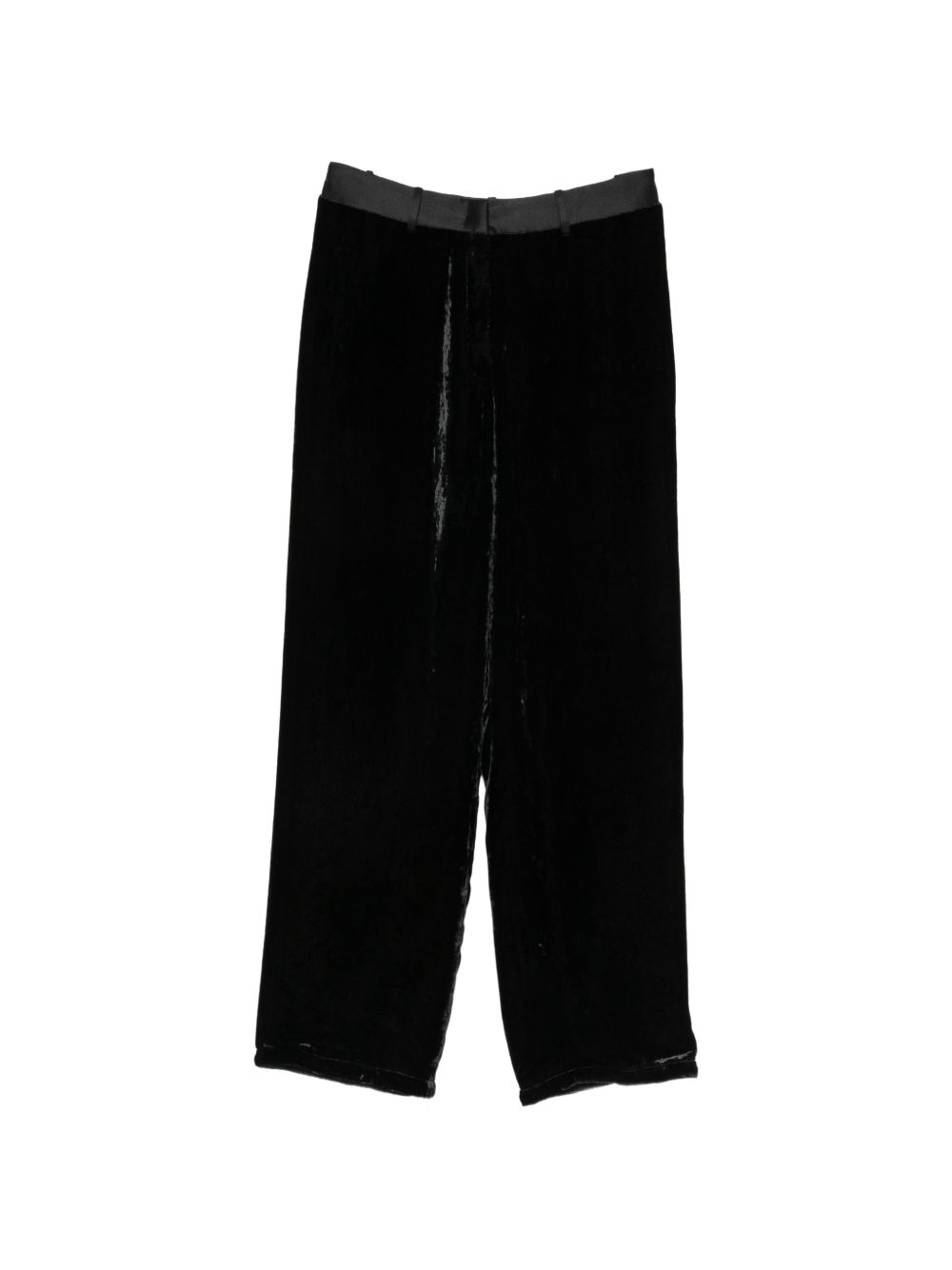 Forte Forte Trousers BLACK – Viscose 88%, Silk 12%