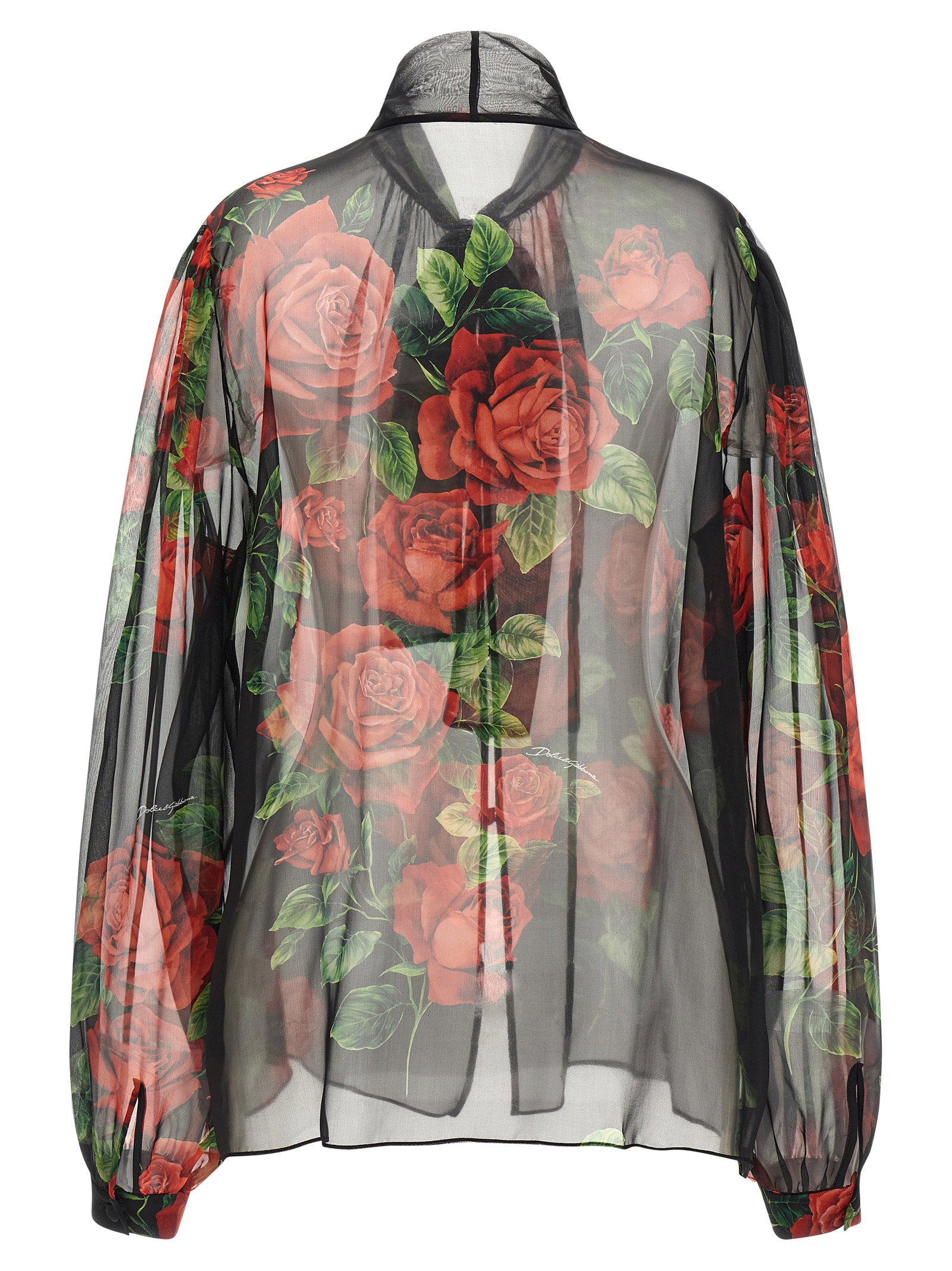 Dolce & Gabbana Rose Blouse – 100% silk - view 2