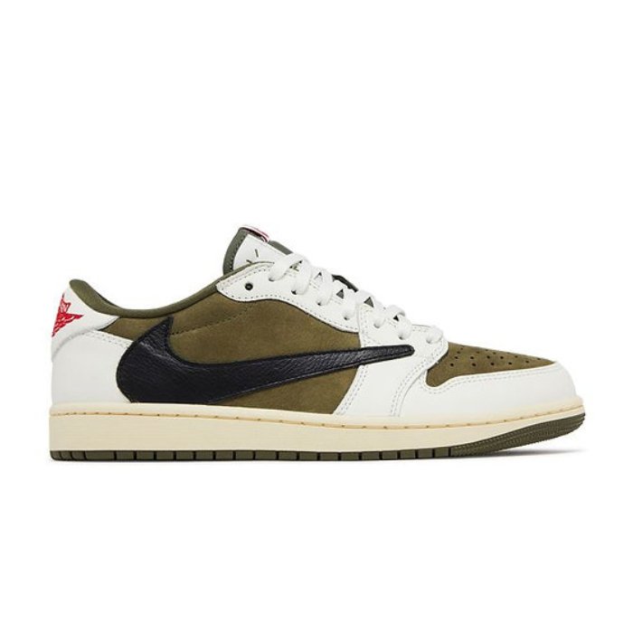 HYPE ELIXIR Air Jordan 1 Retro Low OG SP Travis Scott Medium Olive