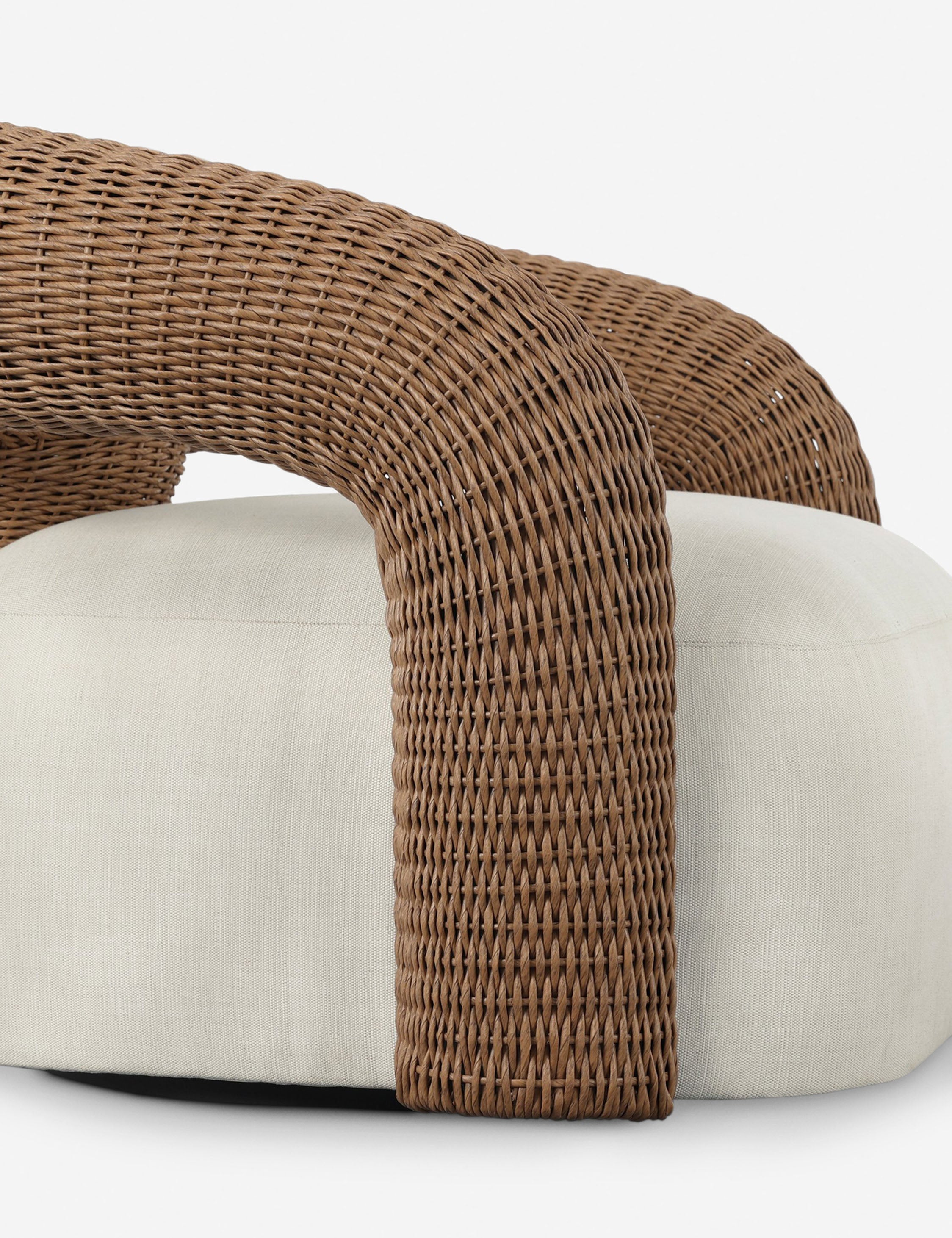Lulu and Georgia Hampton Outdoor Swivel Chair - view 7