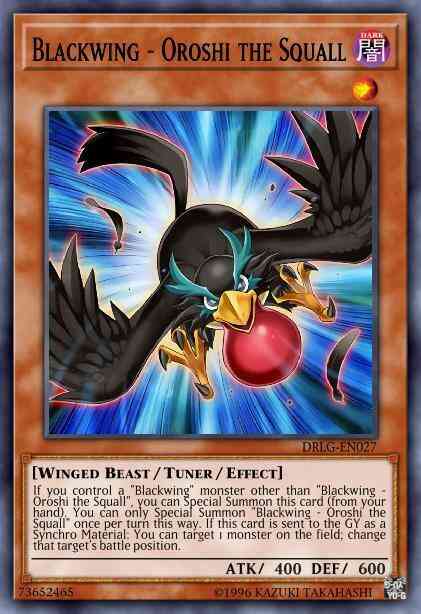 Yu-Gi-Oh! Blackwing - Oroshi the Squall - LED3-EN030 - Common - 1st Edition