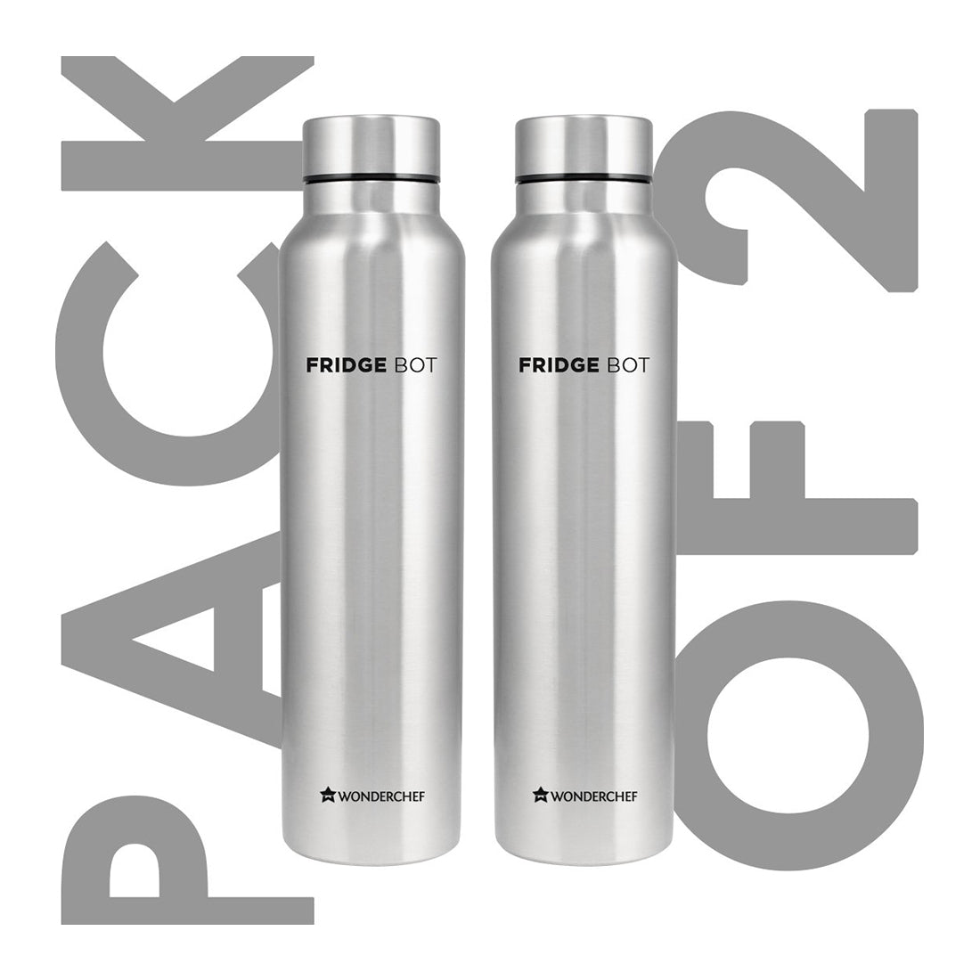Wonderchef Renewed Stainless Steel Fridge-Bot 1000 ml Each - view 5