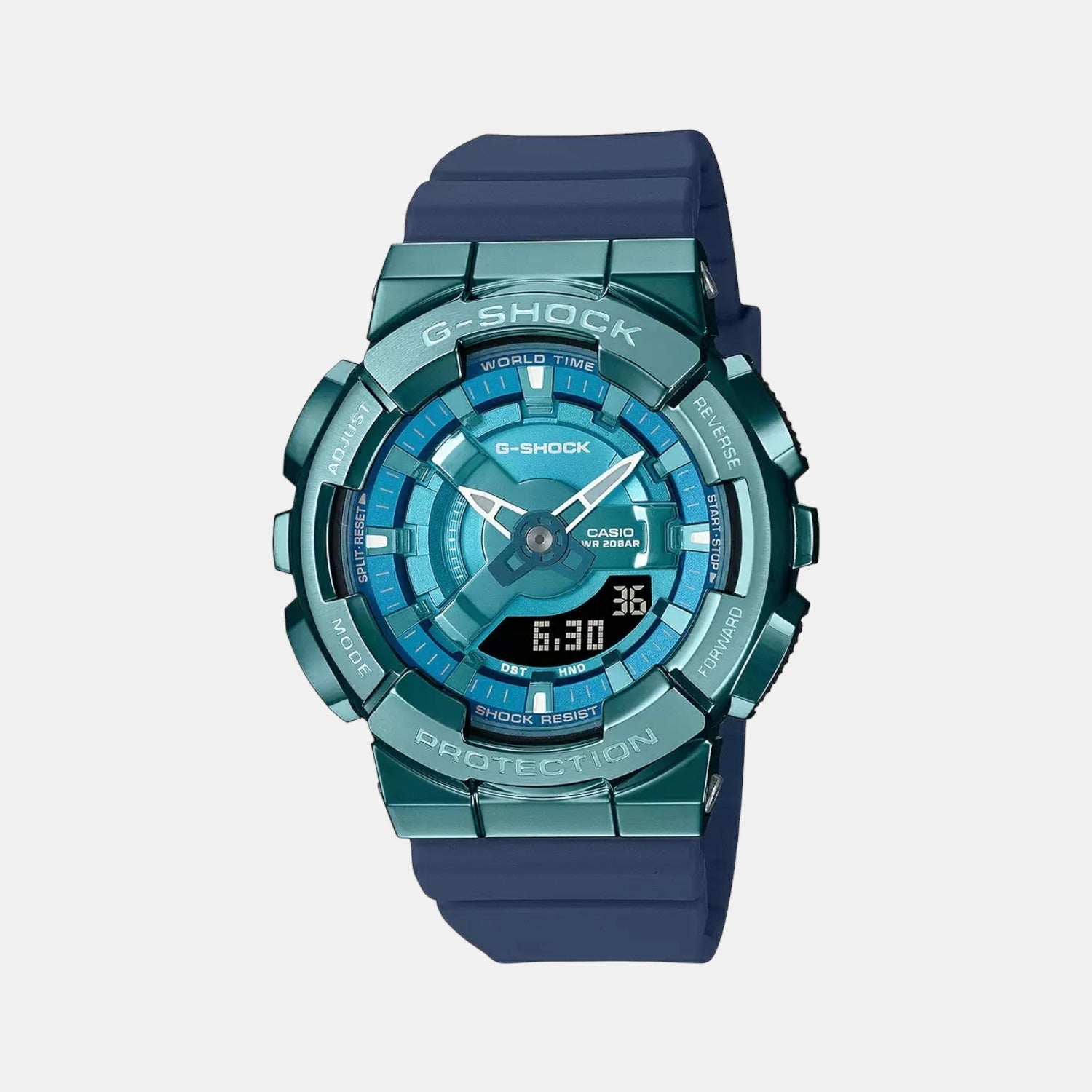 Casio G-Shock Men Quartz Blue Dial Analog-Digital Resin Watch G1316
