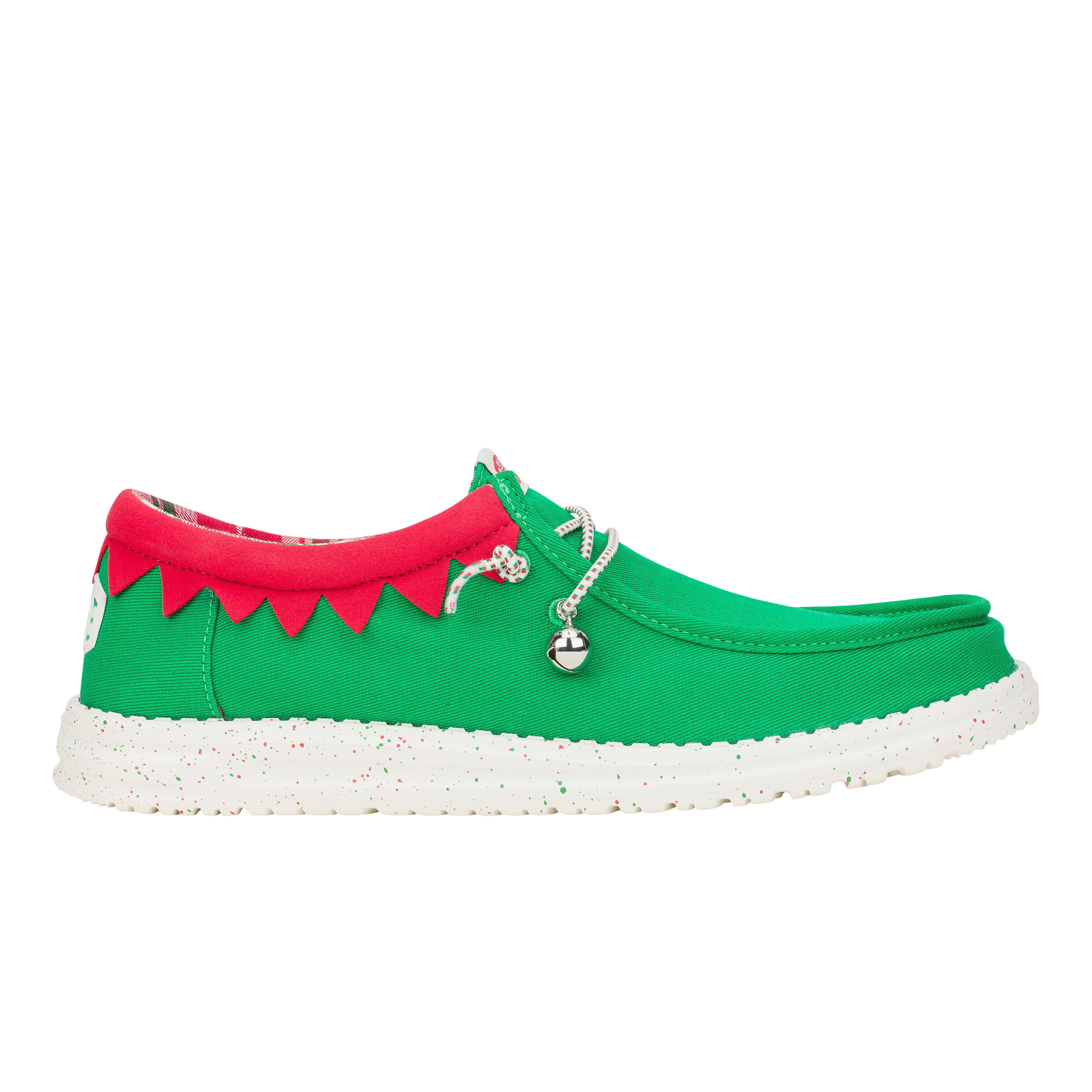 HEYDUDE shoes Wally Holiday Elf - Green/Red – Men's - view 8
