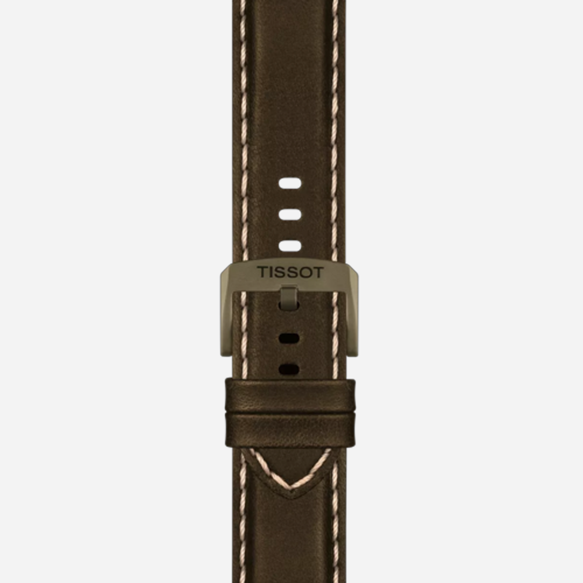 Tissot Chrono XL Khaki Dial Khaki Leather Strap 45mm - view 3