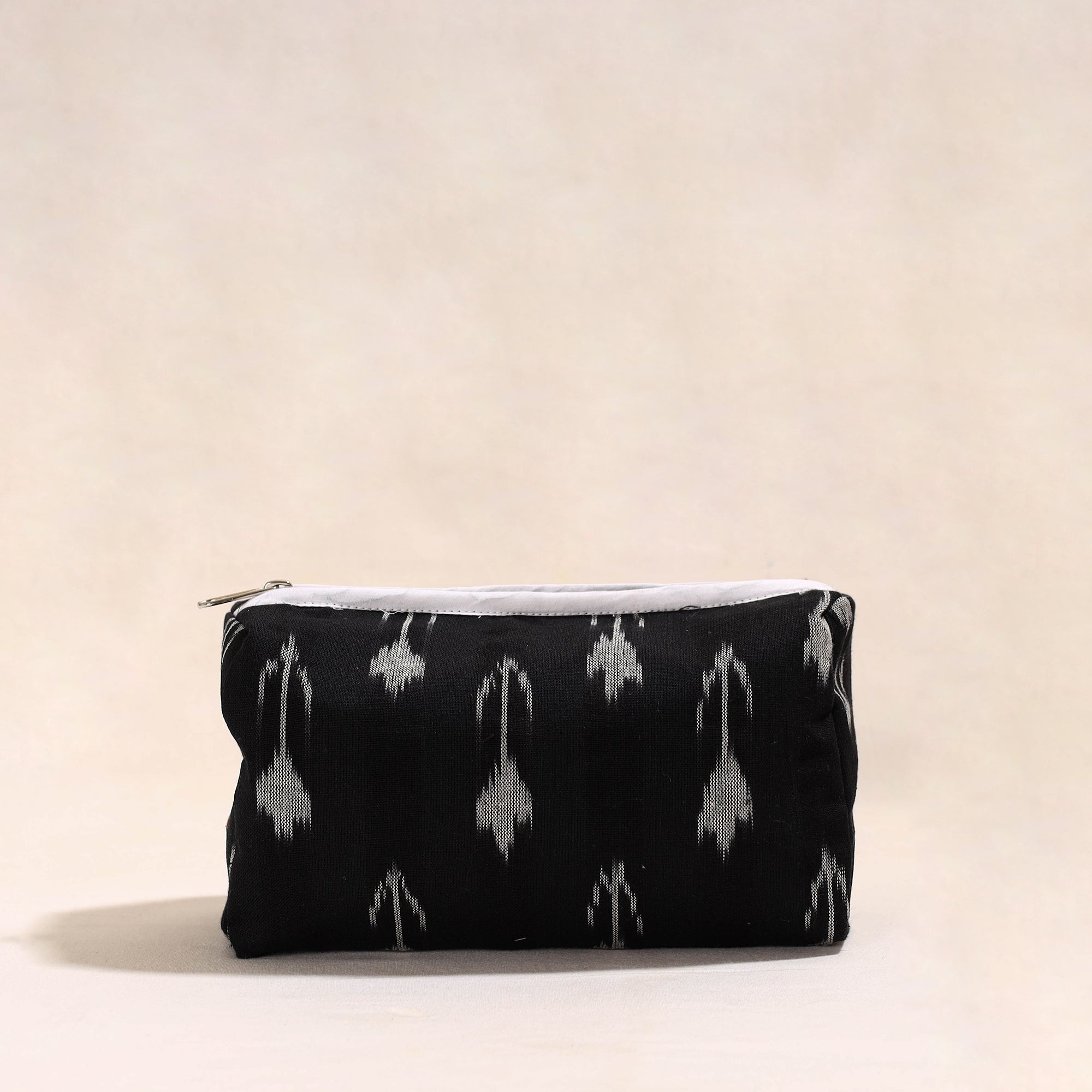 NOORI BAZAR Black - Handmade Cotton Toiletry Pouch 02