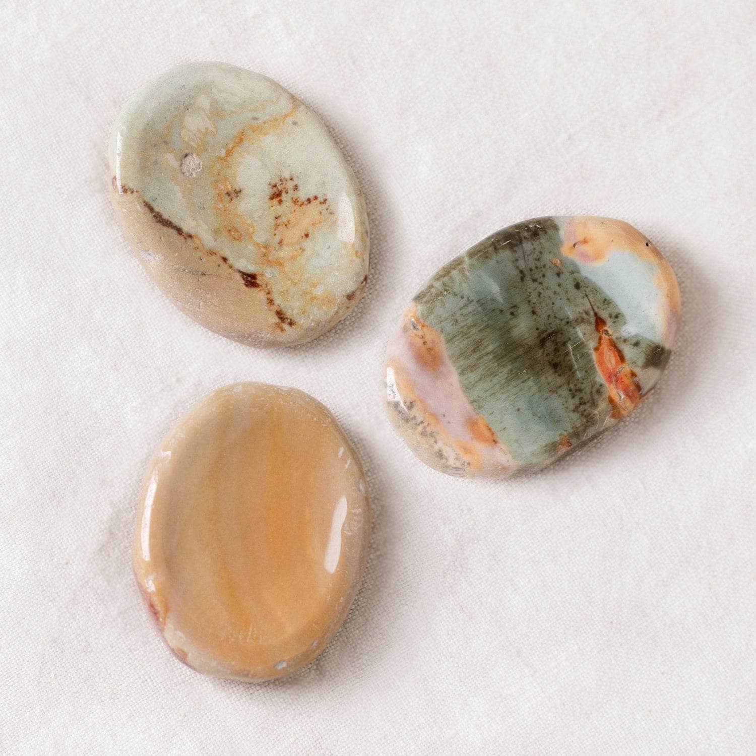 Tiny Rituals Polychrome (Desert Magic) Jasper Worry Stone