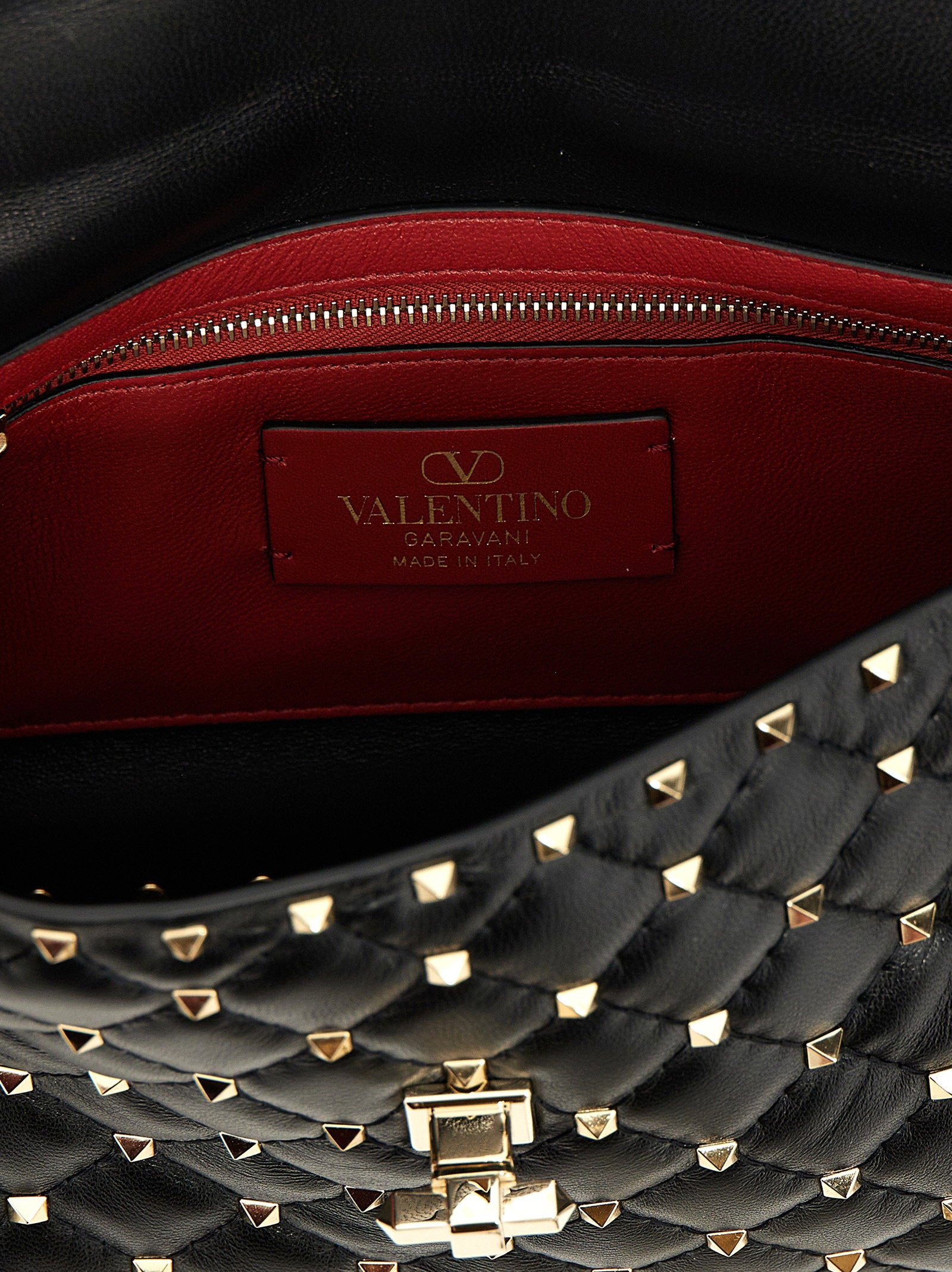 Valentino Garavani Rockstud Spike Shoulder Bag - view 4