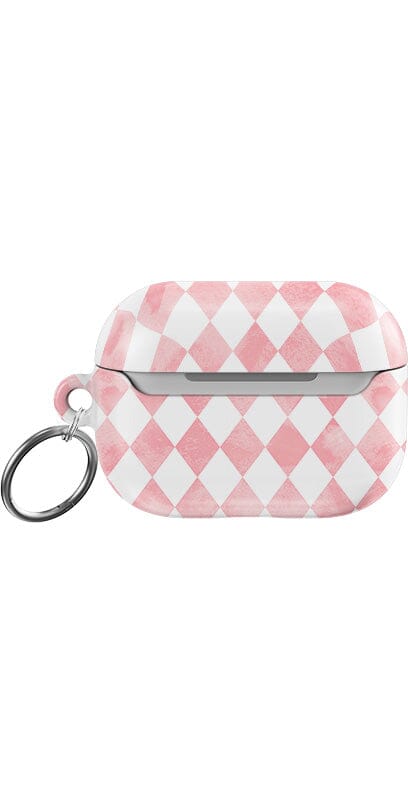 Casetry Queen of Diamonds | Pink Watercolor AirPods Case - view 8