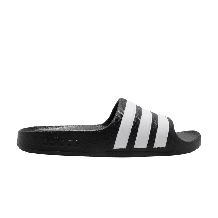 Yeezy adidas Adilette Aqua Slides Core Black Cloud White (GS)