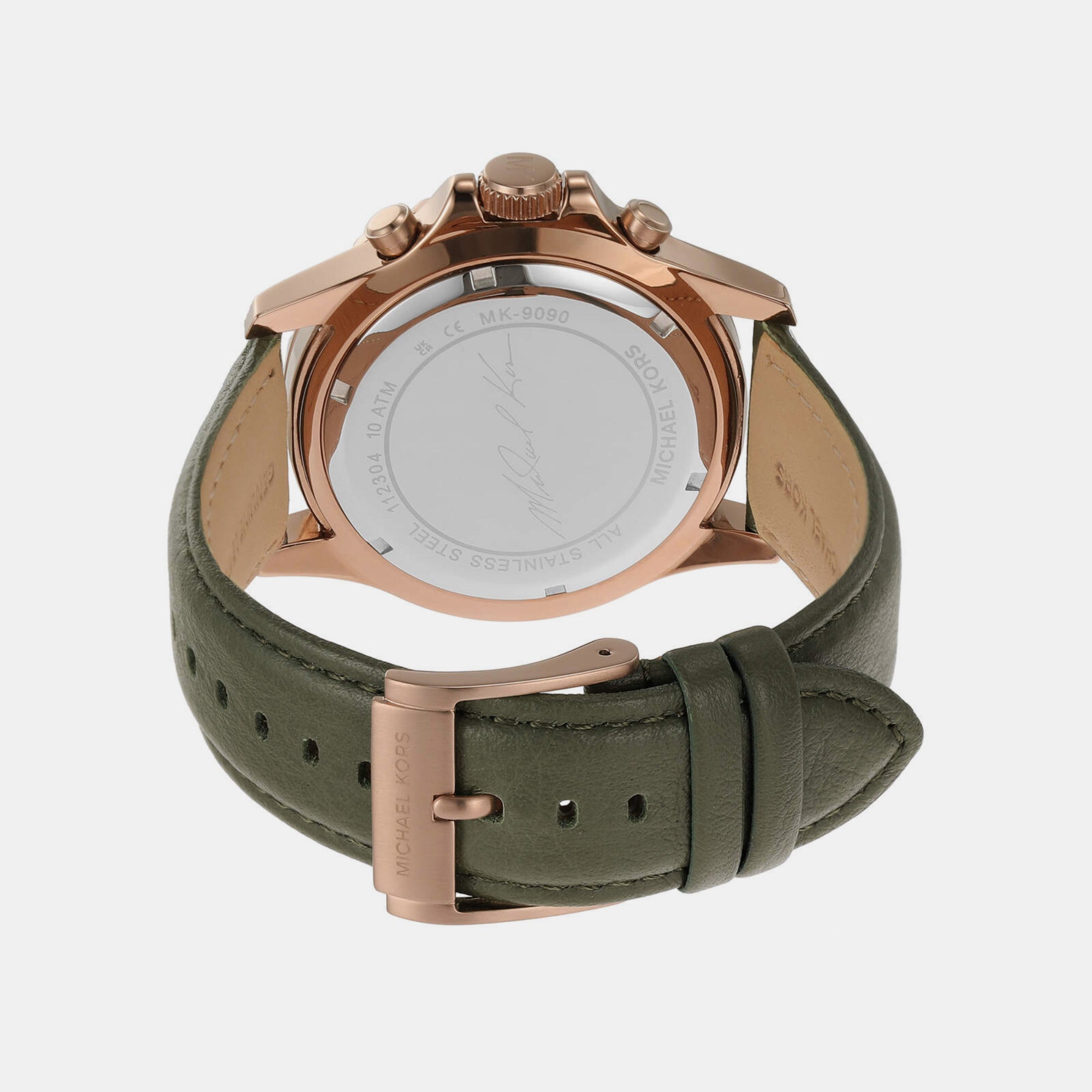 Michael Kors Everest Men Quartz Two Tone Dial Chronograph Leather Watch MK9090 - view 2