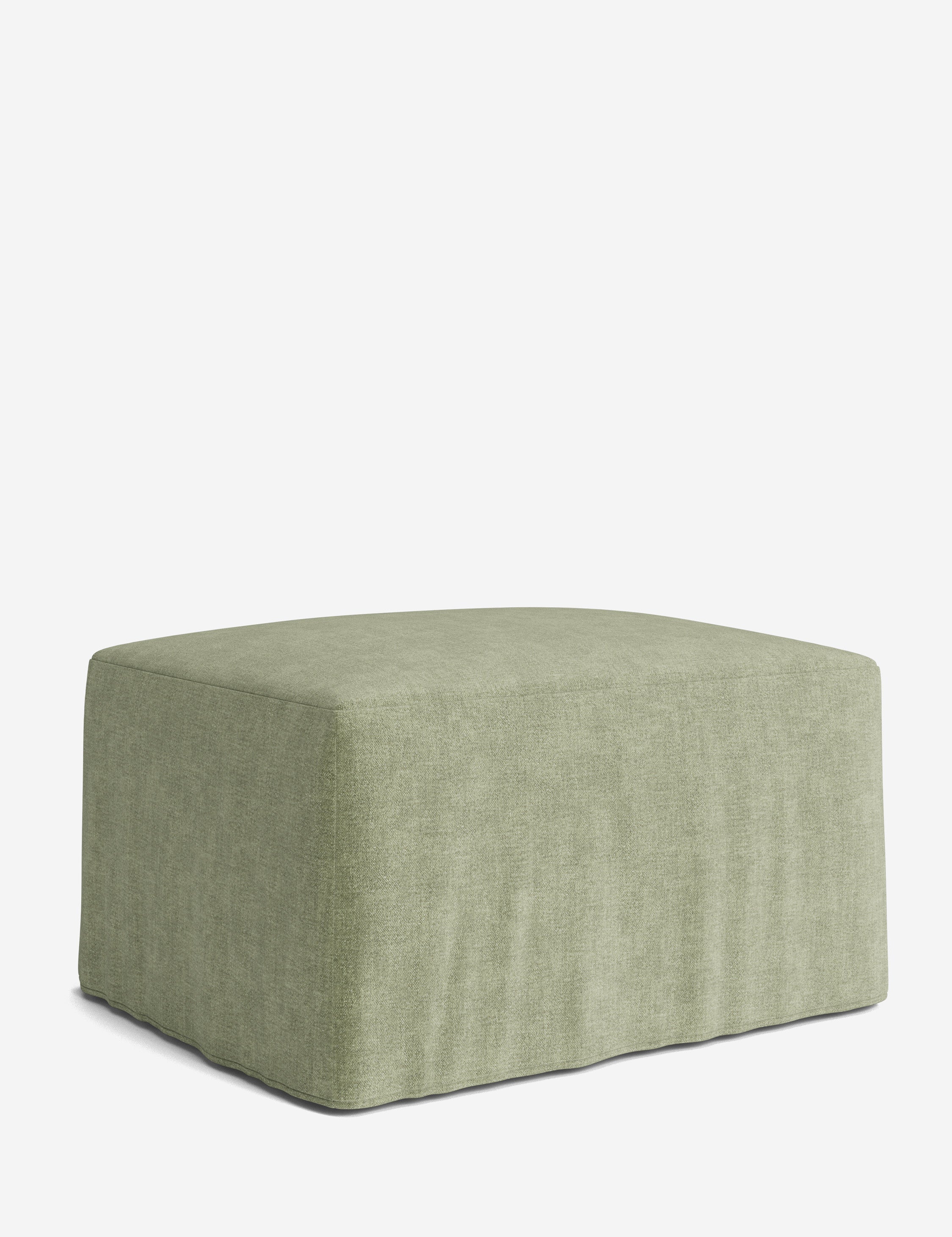 Lulu and Georgia Portola Slipcover Ottoman - view 174