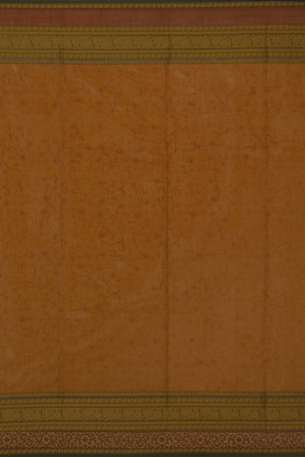 Kalanjali Ethnics Hand block printed cotton saree - view 4