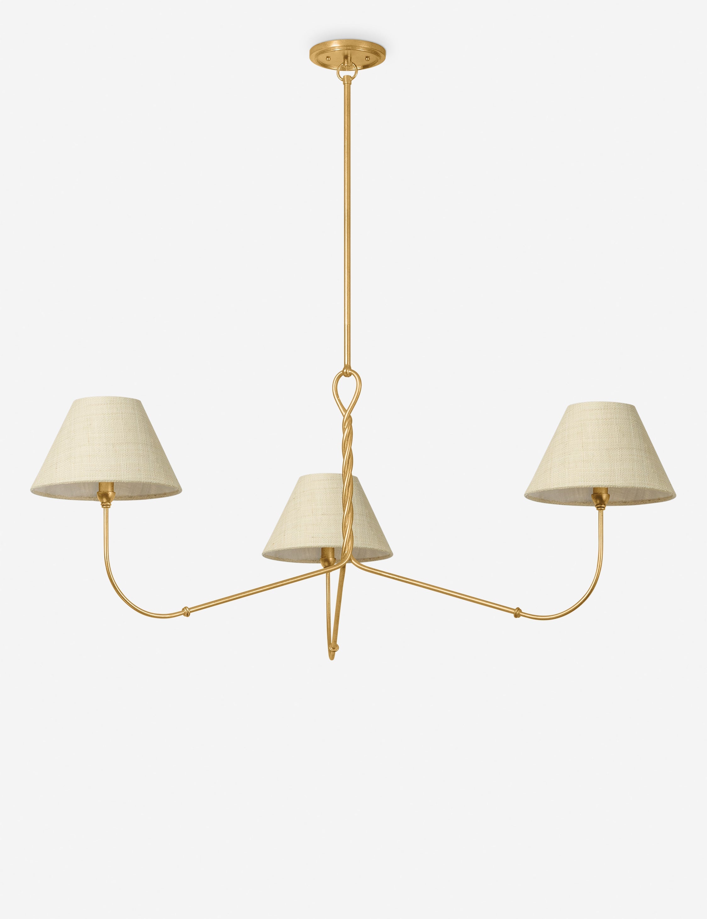 Lulu and Georgia Dalita Chandelier – Gold Leaf
