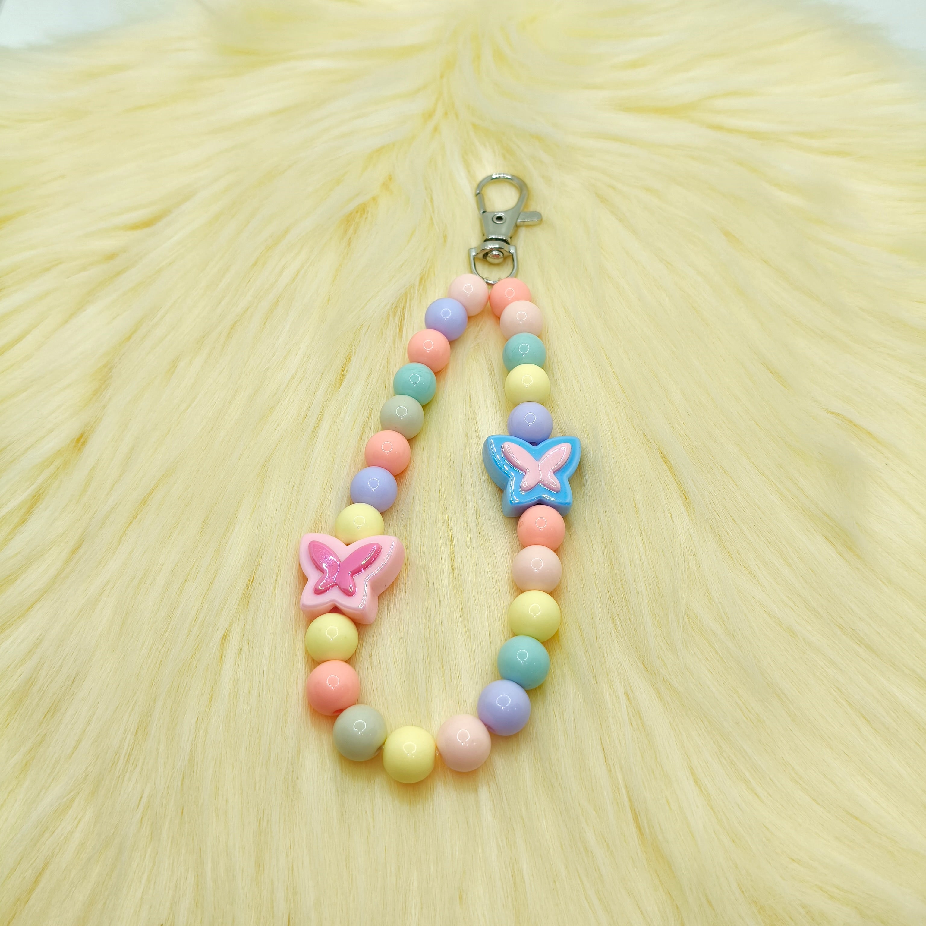 Casebasket Pastel Butterfly Phone Hook Chain Charm