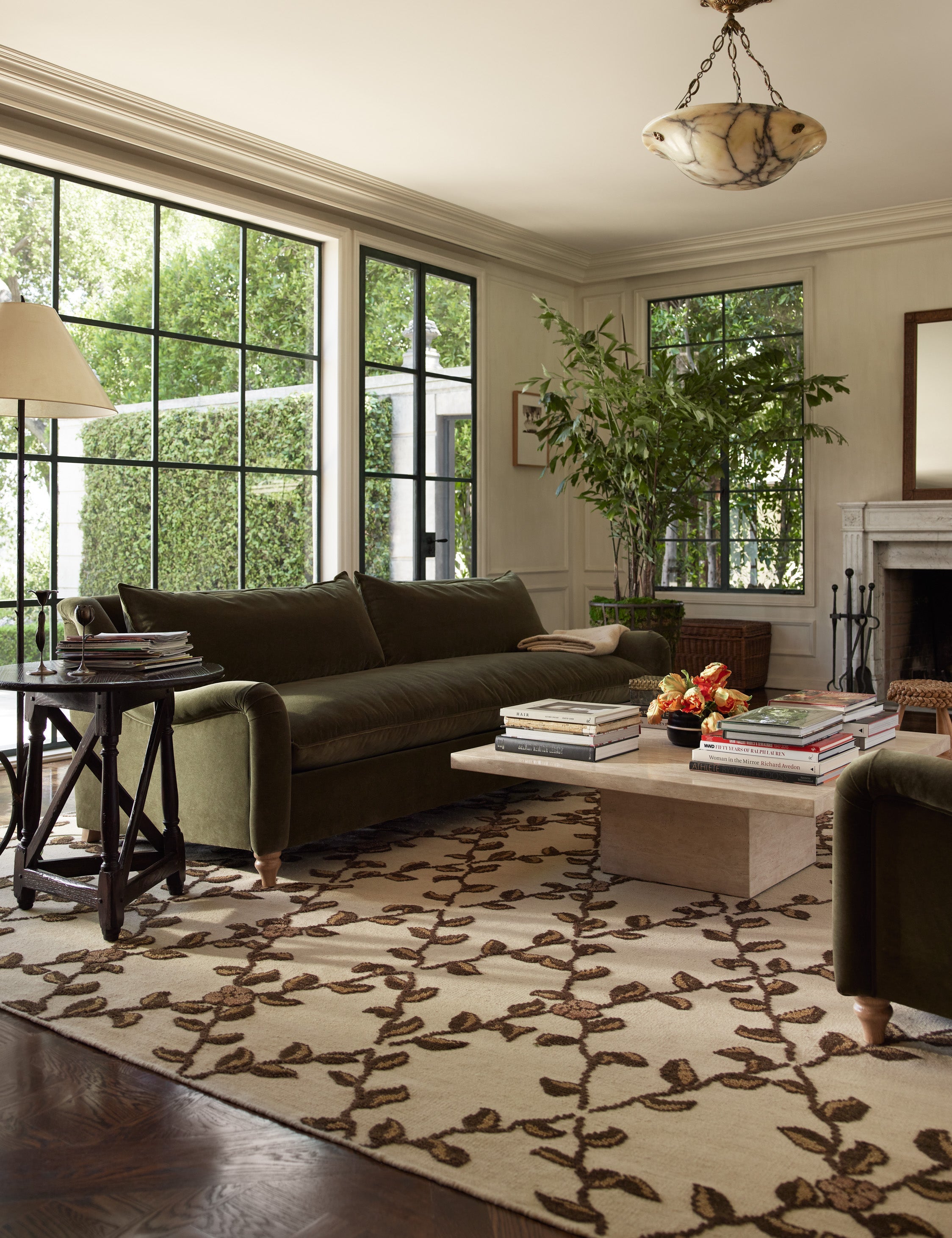 Lulu and Georgia Tillar Hand-Knotted Wool Rug by Jake Arnold - view 2