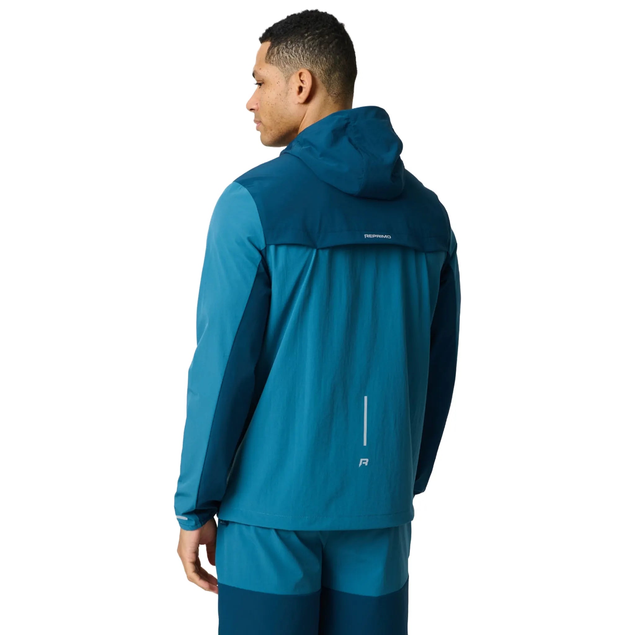 Reprimo Flight Lake Blue Teal Windbreaker - view 2