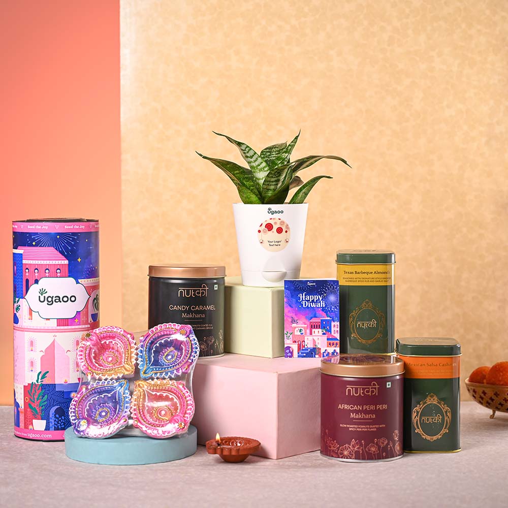 Green nutki gift – Ugaoo Snake Plant - Green & Nutki Gift Hamper