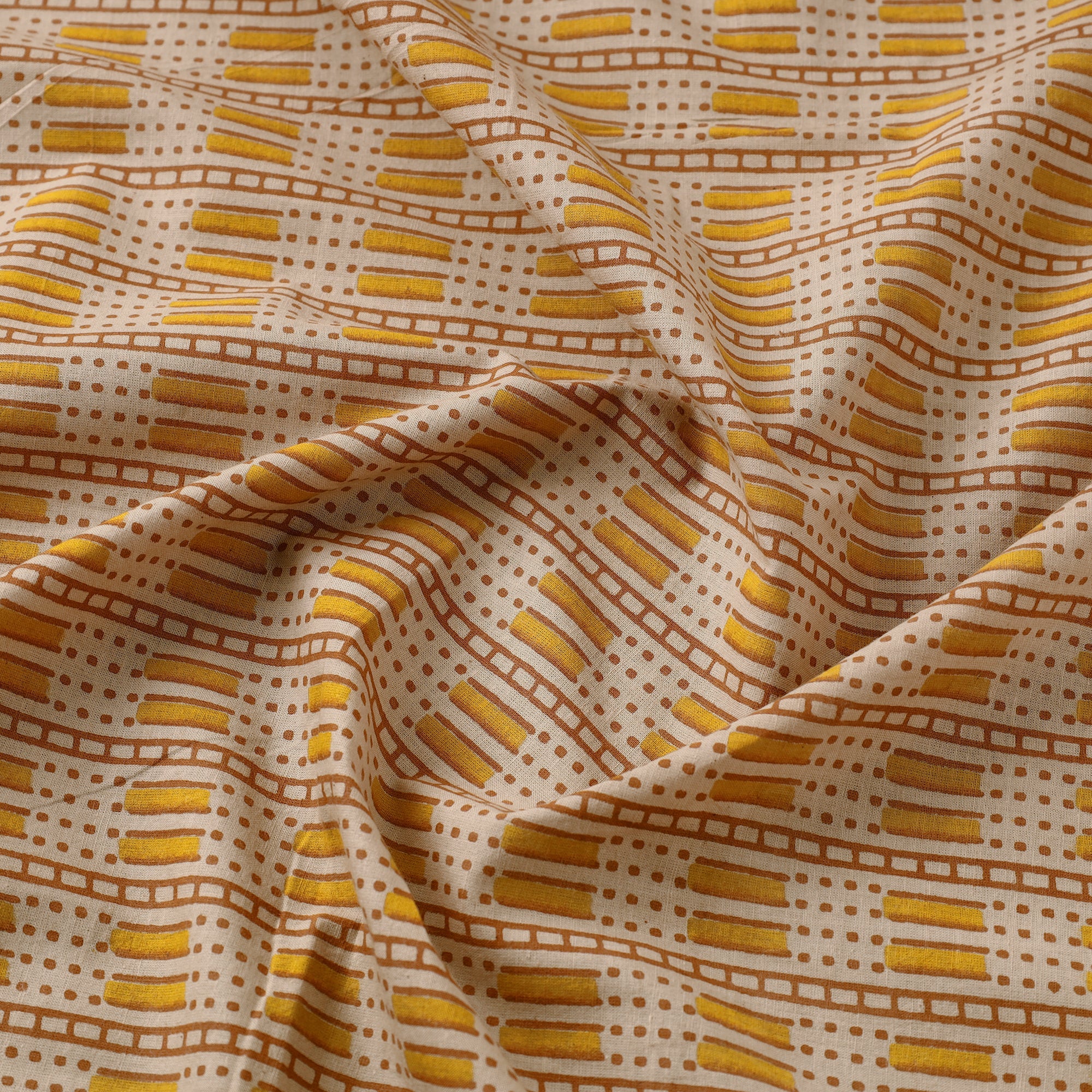 SOUTH KARGHA Brown - Kalamkari Printed Cotton Fabric - view 3