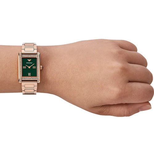 Emporio Armani Analog Green Dial Women 22mm AR11641 - view 2