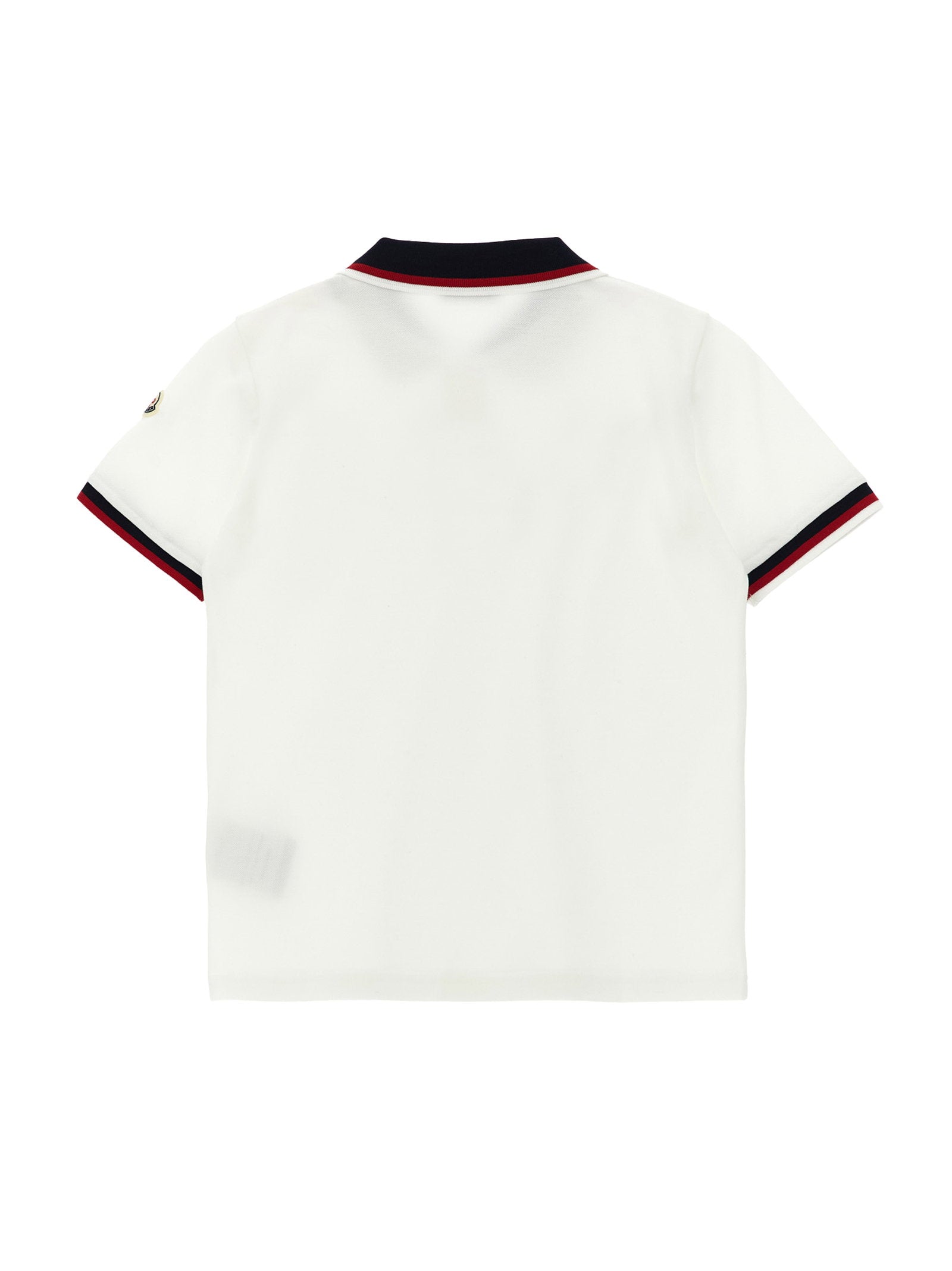Moncler Enfant Tricolor Polo Shirt – 100% cotton - view 2