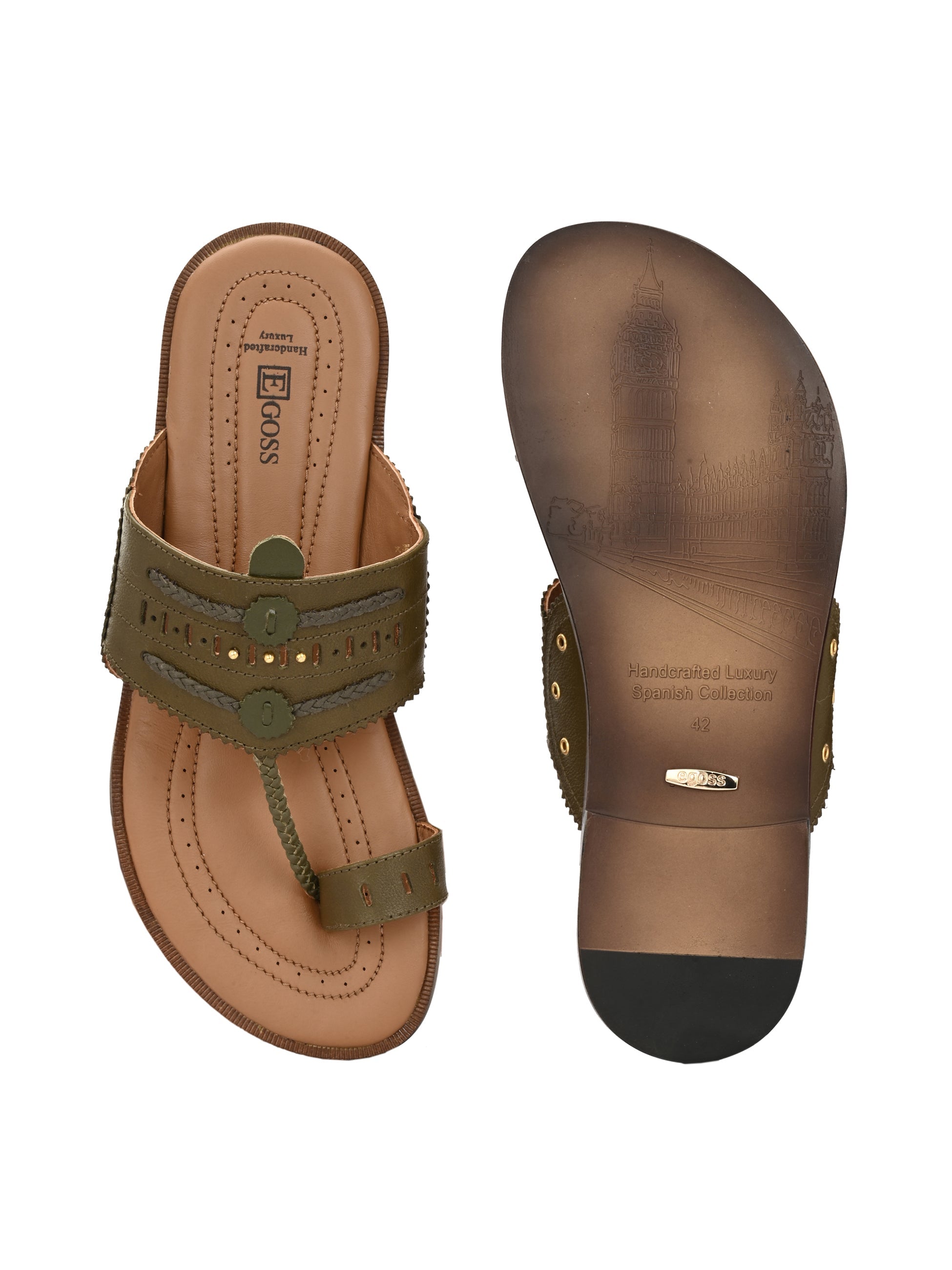 Egoss Shoes Egoss Kolhapuri Slippers For Men - view 14