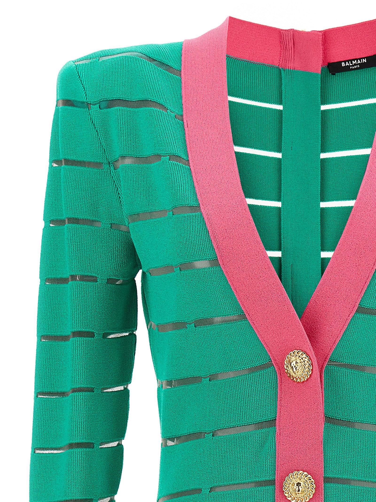 Balmain Two-tone Knit Dress - view 3